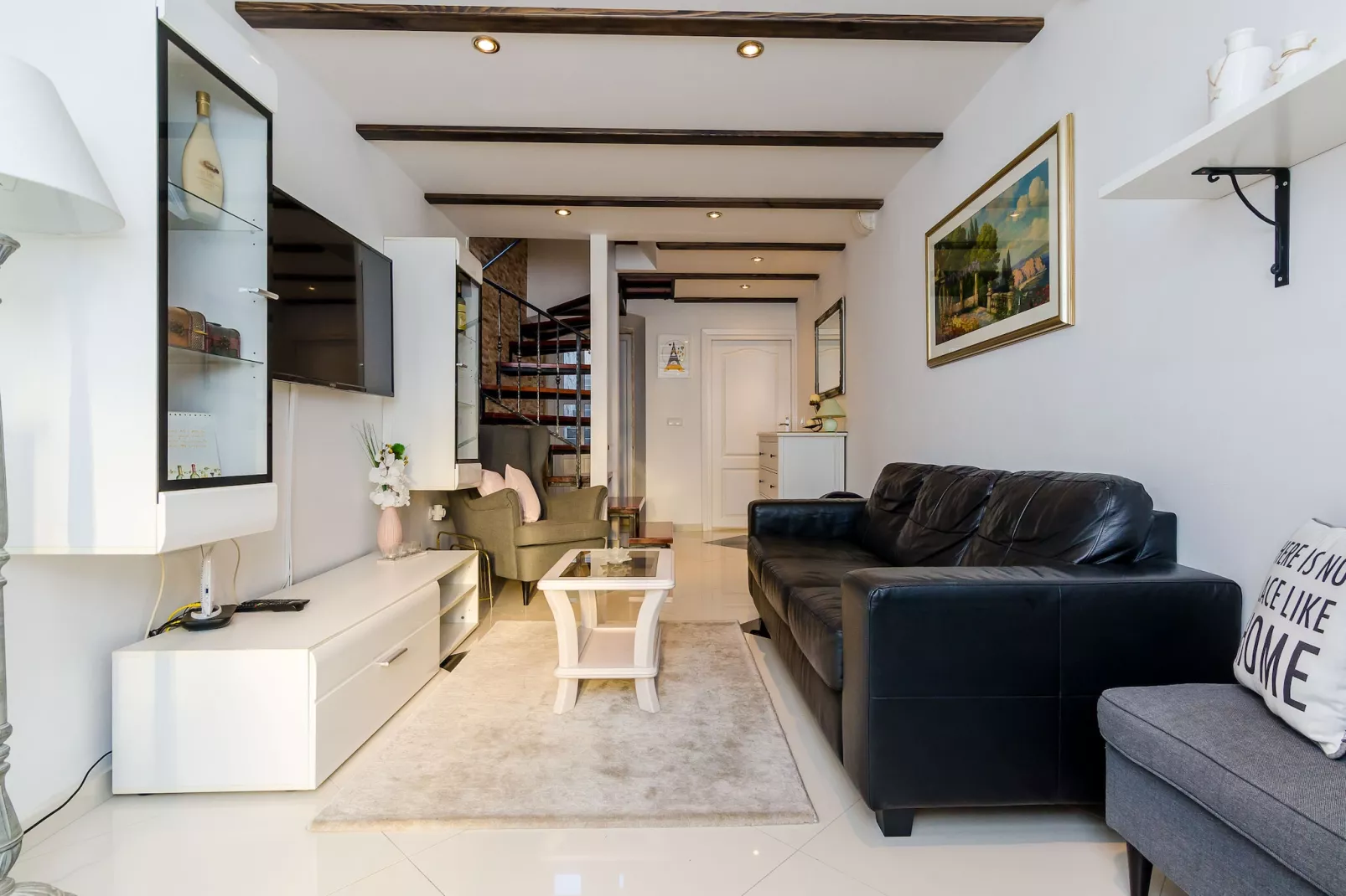 Holiday Home Avantgarde - Two Bedroom Holiday Home with Terrace and Sea View-Wohnzimmer