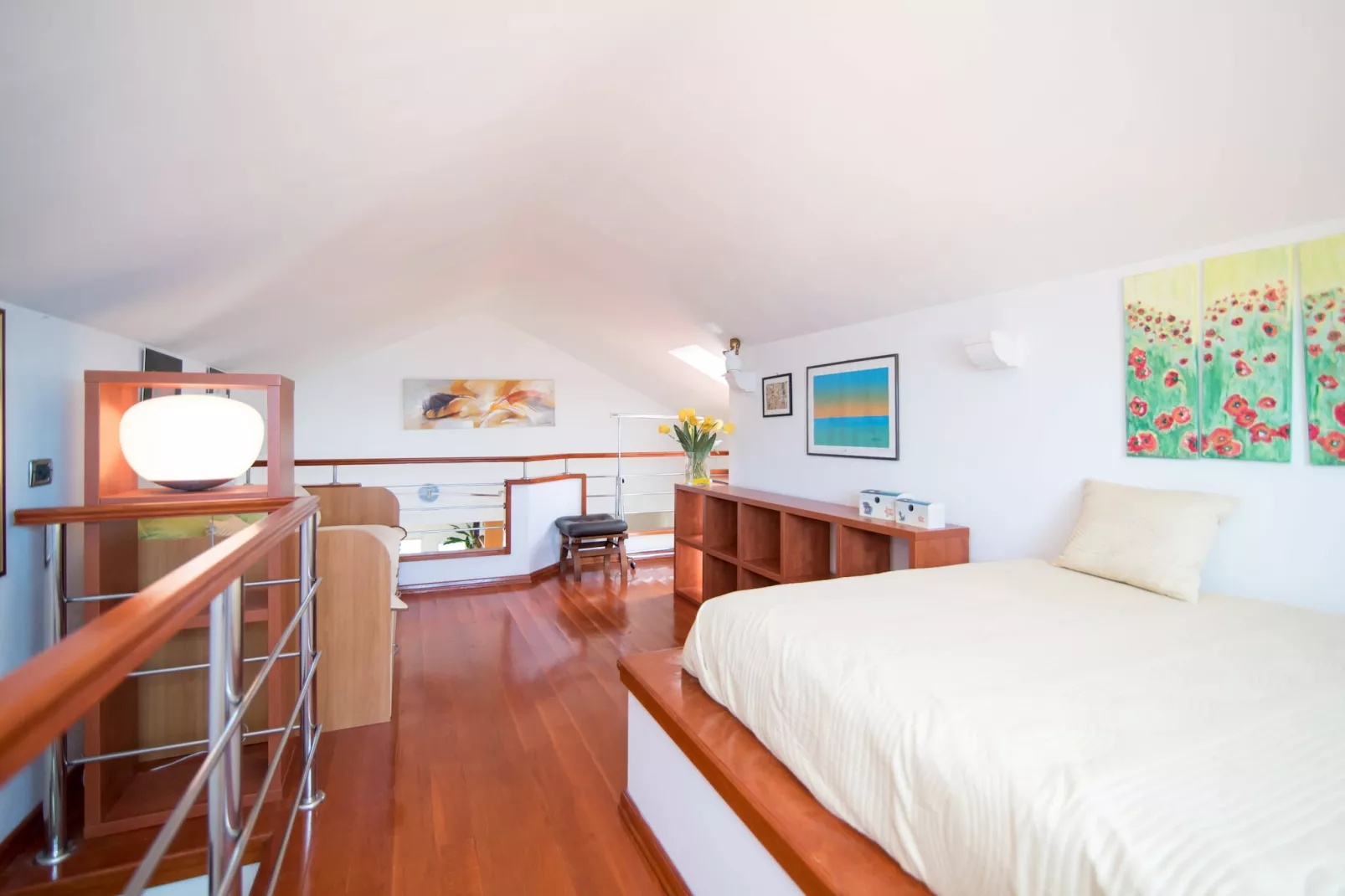 Apartments Vrandecic - One Bedroom Apartment with Gallery Room and Garden Terrace (LORETA) (ST)-Schlafzimmer