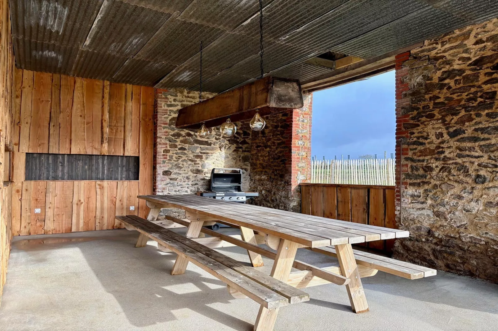 Joli gîte à Corseul-Garten Winter