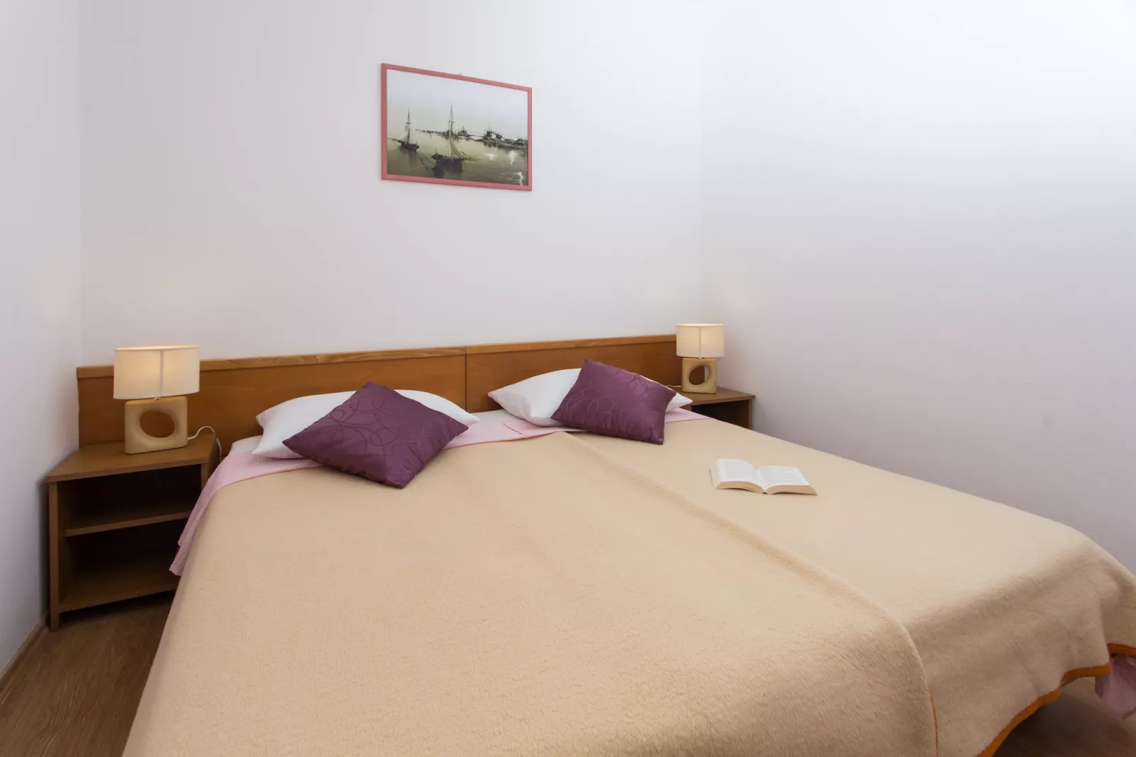 Villa Malfi - Standard Two-Bedroom Apartment with Sea View (A6)-Bedroom