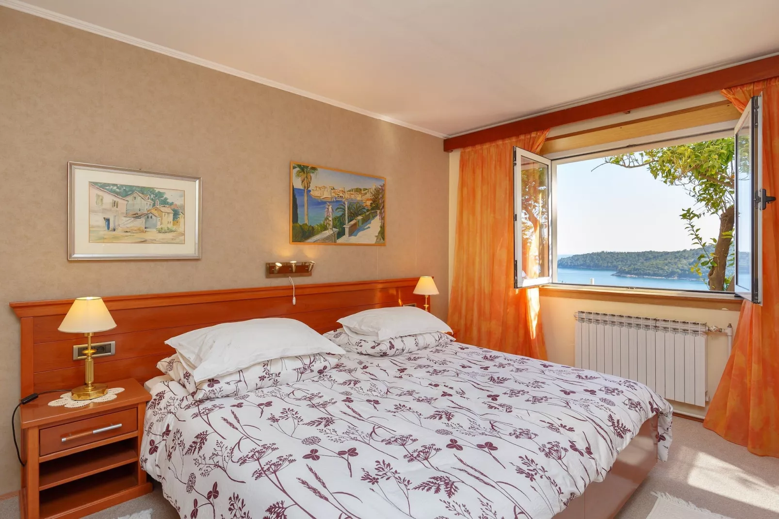 Ploče Apartments - One Bedroom Apartment with Terrace and Sea View - Petra Krešimira IV 27-Schlafzimmer