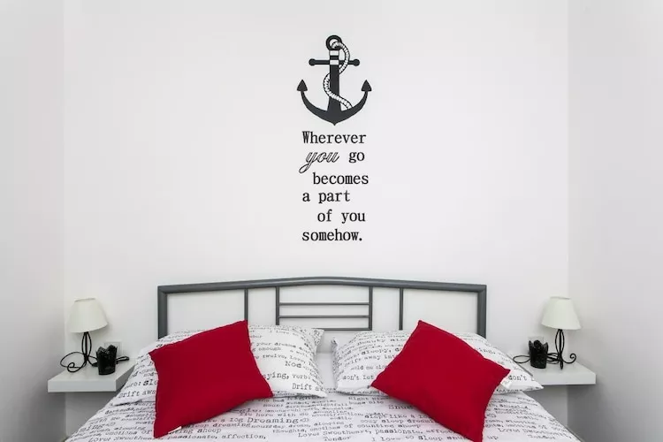 Holiday Home Magazin- One Bedroom Apartment with Terrace and Sea View-Bedroom