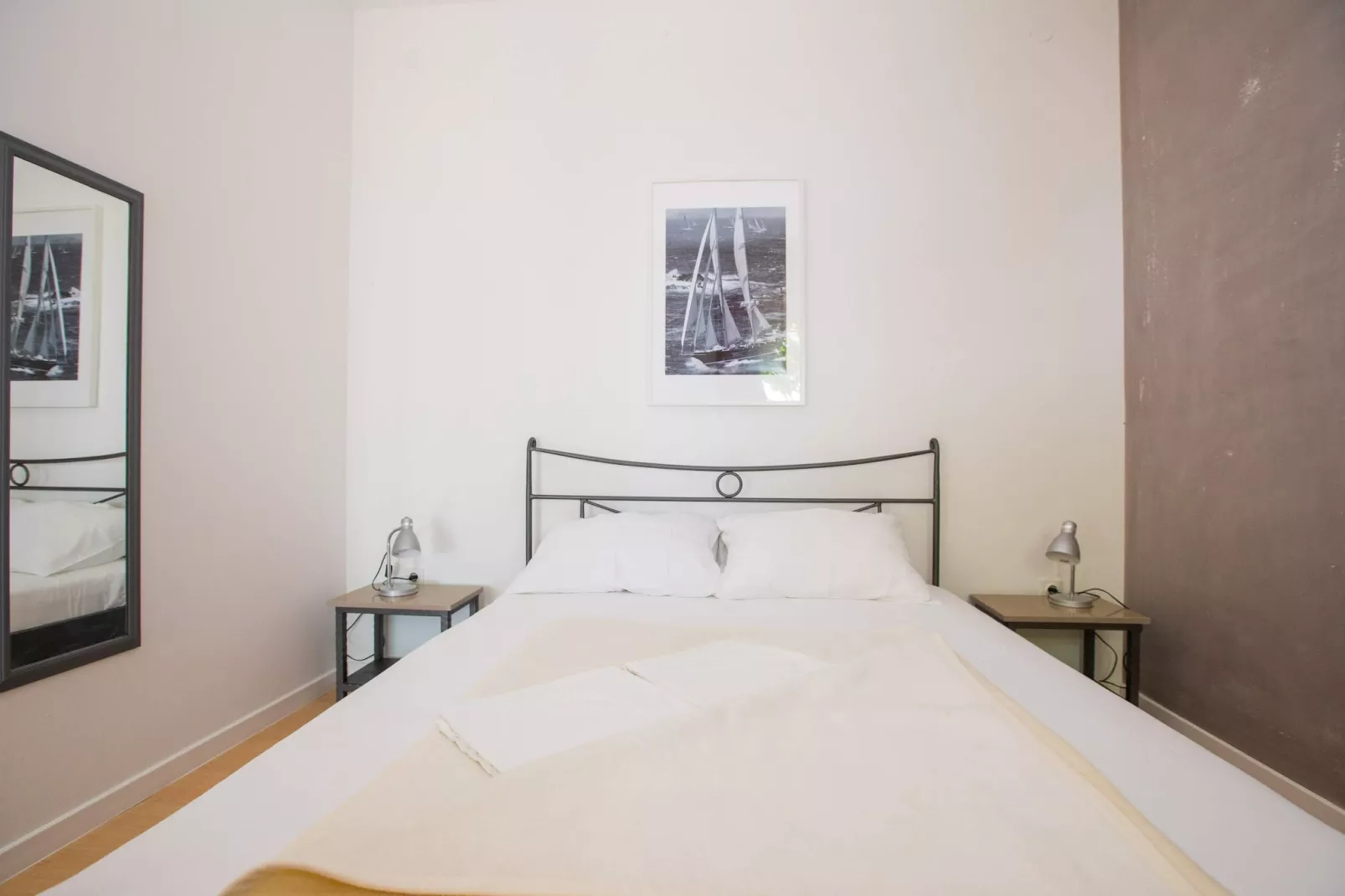 Apartments Vidak - Studio Apartment with Terrace and Sea View - (A2)-Bedroom