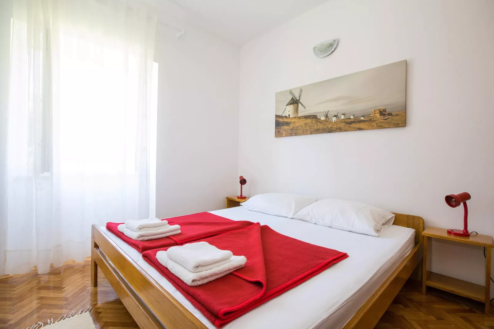 Apartments Vidak - One Bedroom Apartment with Balcony and Sea View - (A4)-Chambre