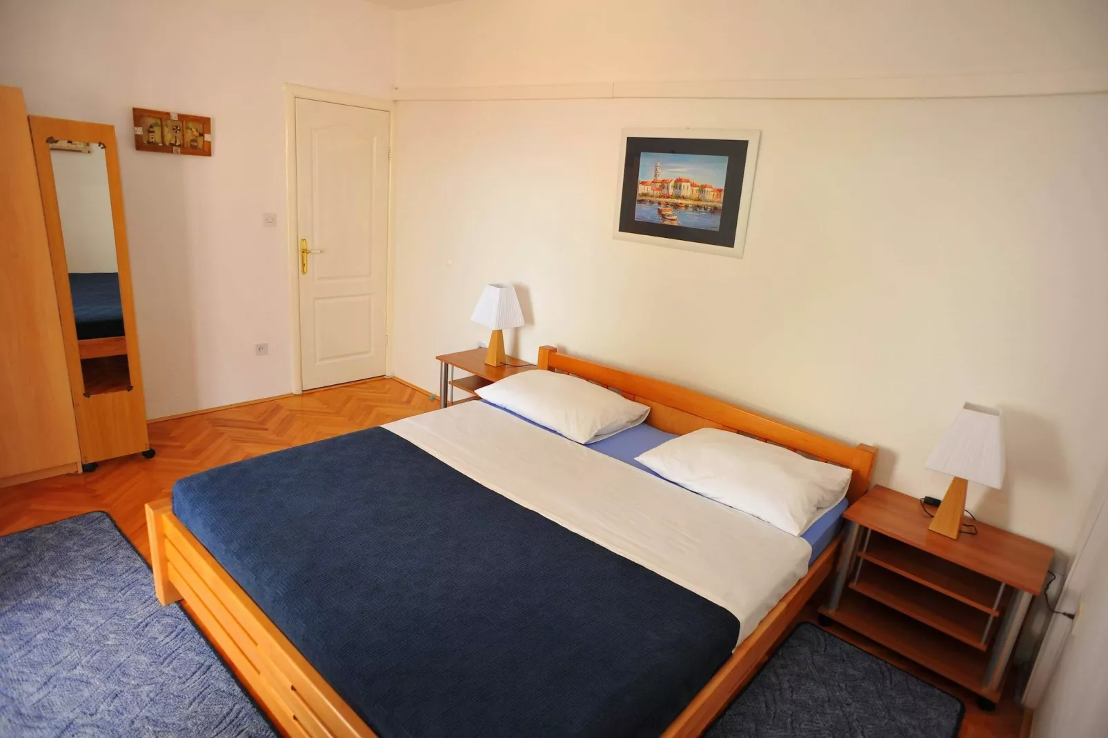 Villa Anni-Two Bedroom Apartment with Sea View Terrace(A2)-Chambre