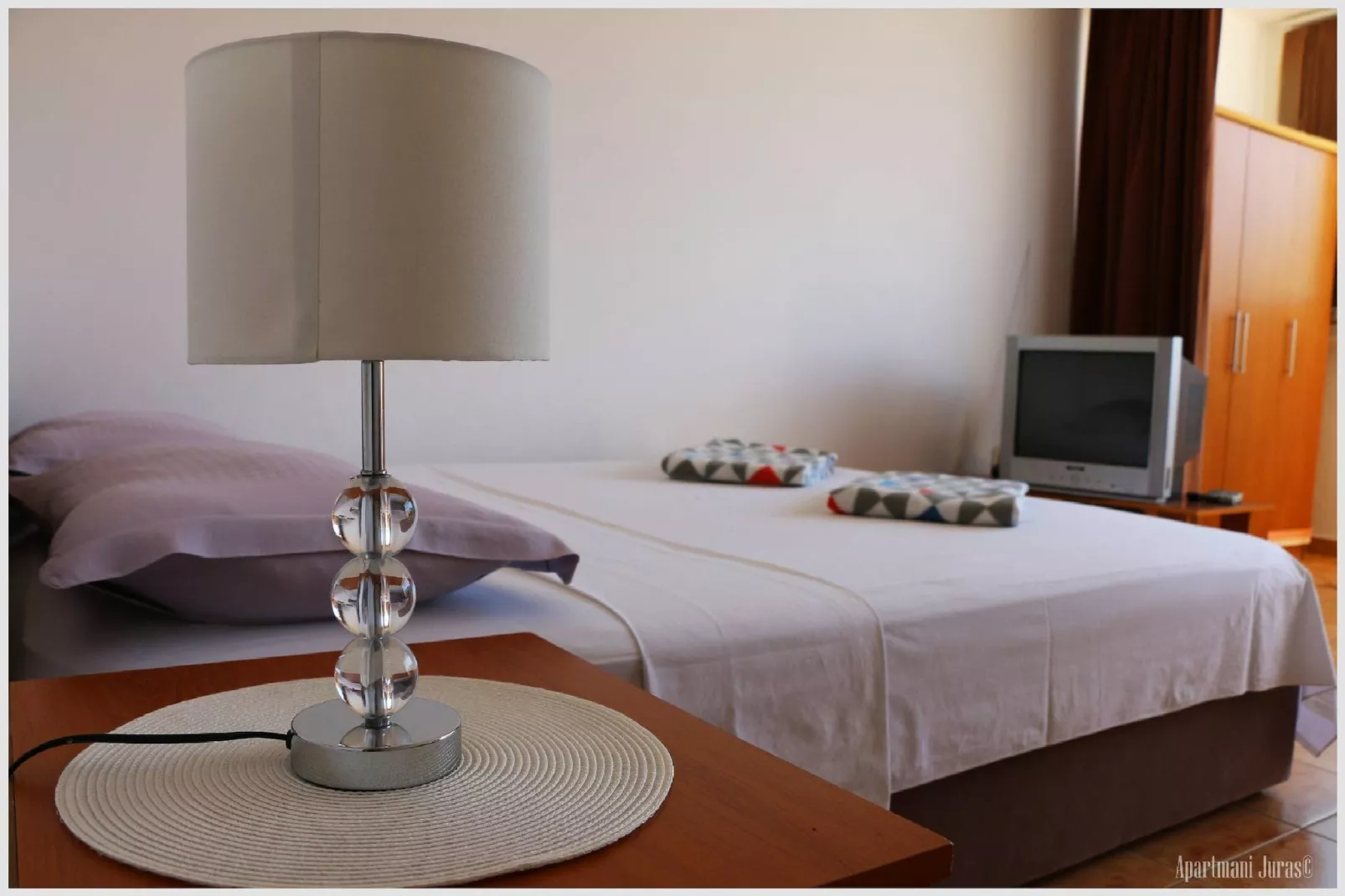 Apartments Juras - Studio Apartment with Sea View (Marija)-Schlafzimmer