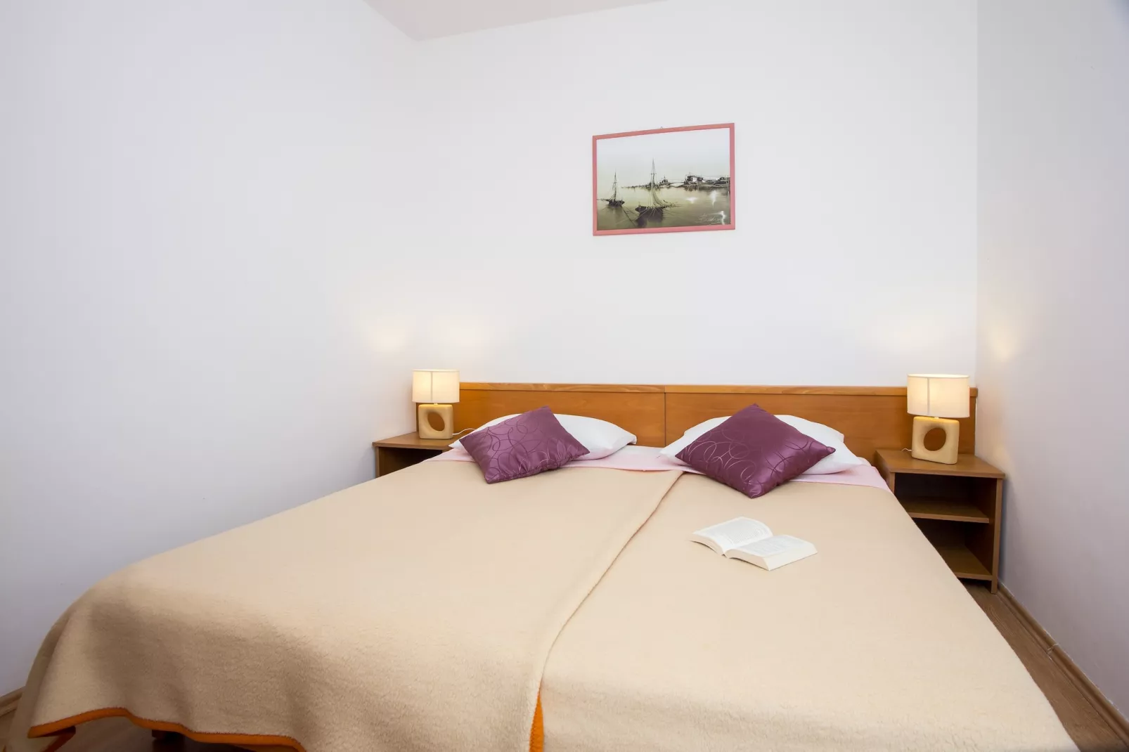 Villa Malfi - Standard Two-Bedroom Apartment with Sea View (A6)-Bedroom