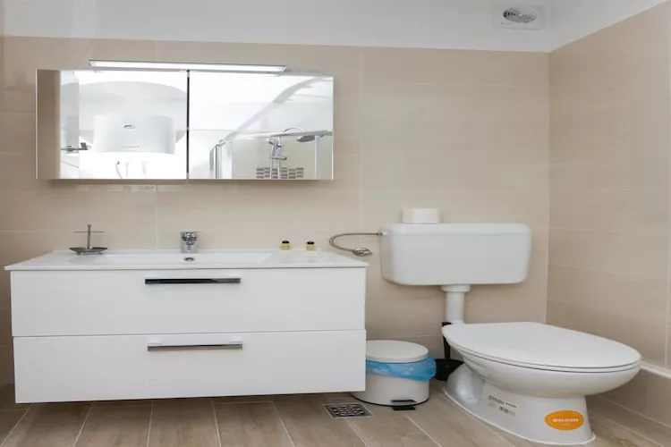 Apartments Posta - Comfort One-Bedroom Apartment with Terrace and Sea View - Apartman 6-Salle de bain