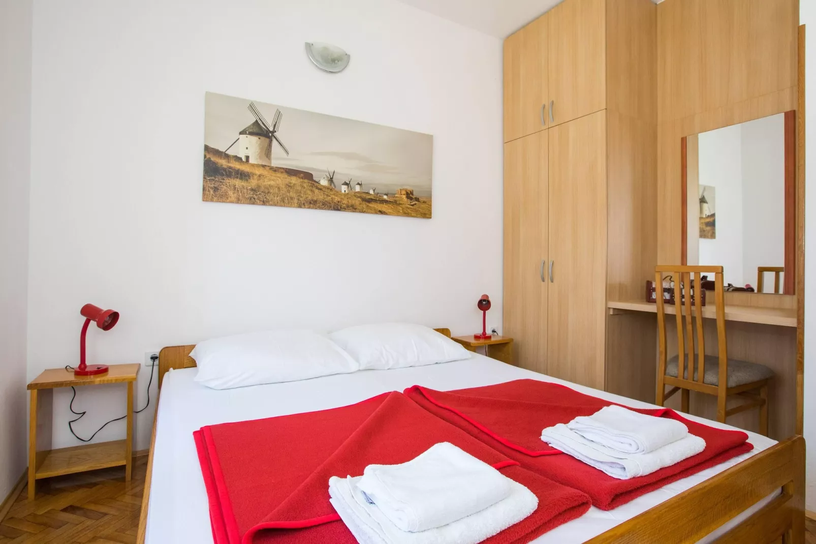 Apartments Vidak - One Bedroom Apartment with Balcony and Sea View - (A4)-Chambre