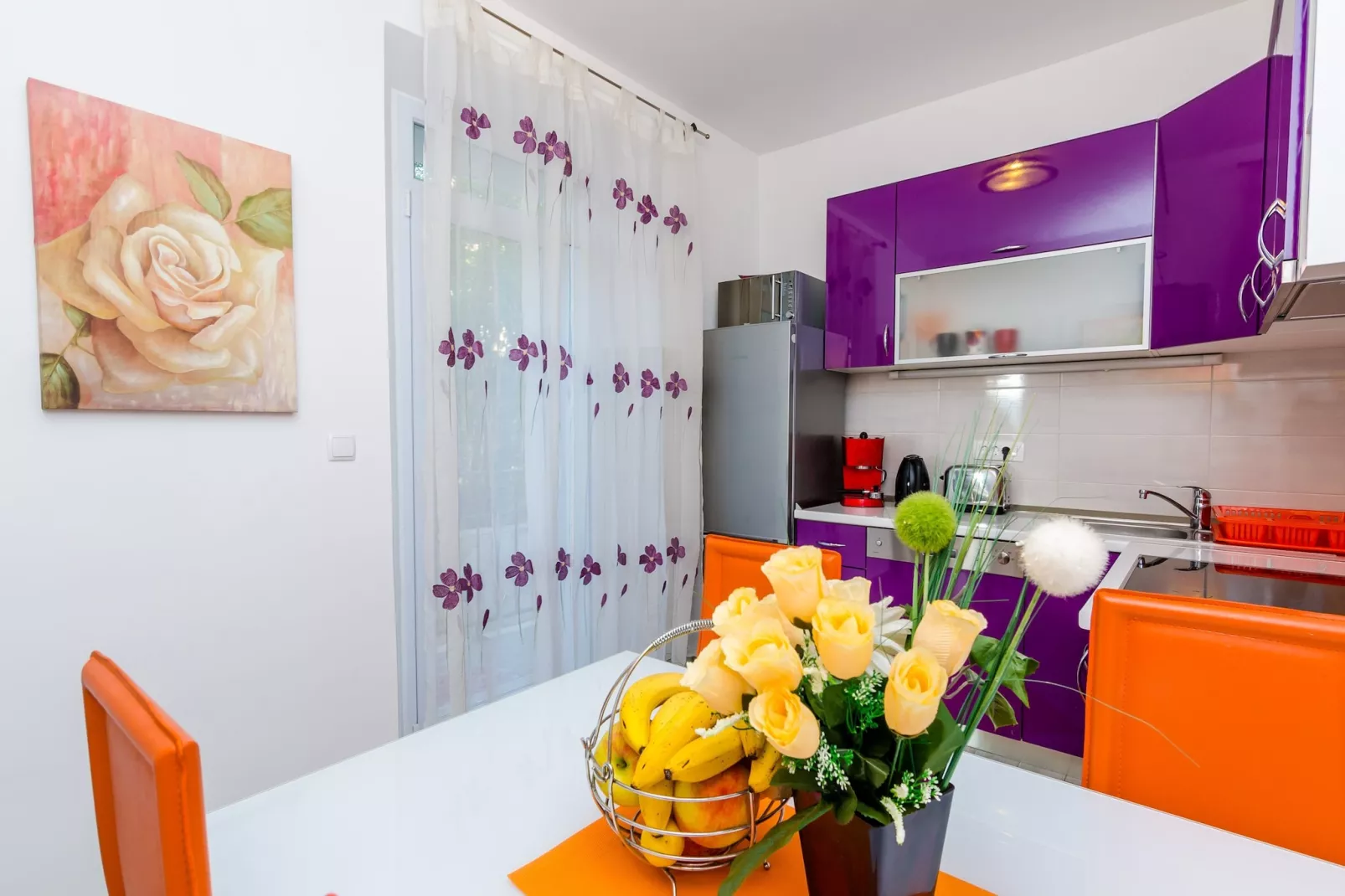 Holiday Home Avantgarde - Two Bedroom Holiday Home with Terrace and Sea View-Küche