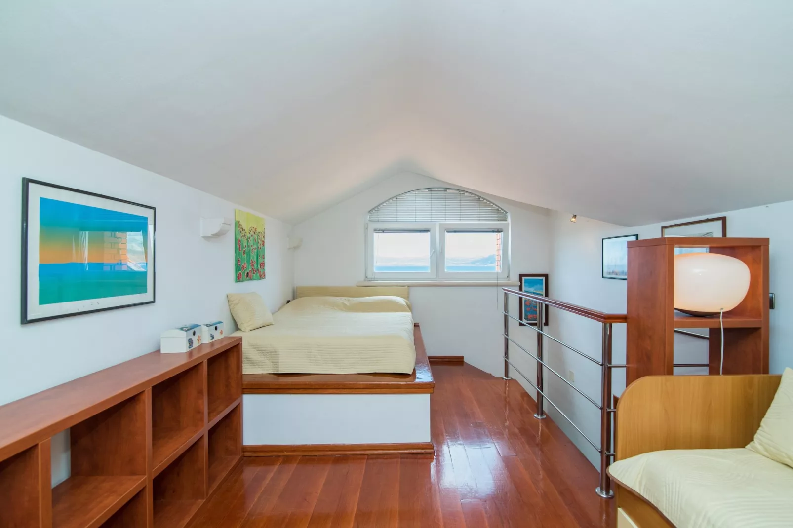 Apartments Vrandecic - One Bedroom Apartment with Gallery Room and Garden Terrace (LORETA) (ST)-Schlafzimmer