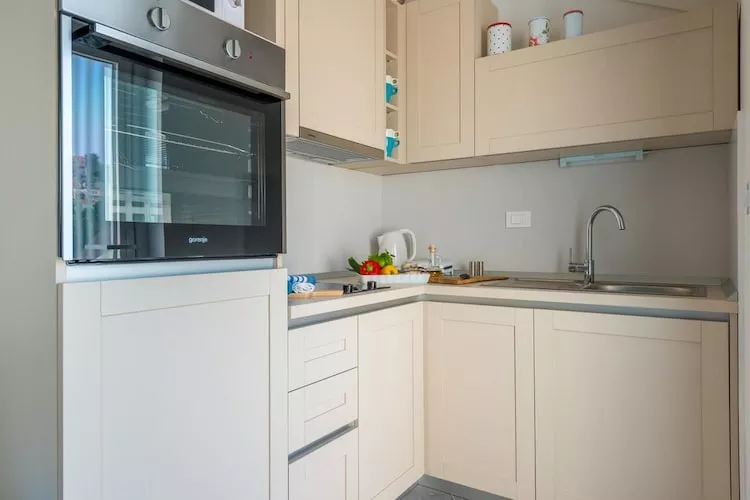 Apartments Arla Exclusive - Deluxe One Bedroom Apartment with Balcony and Sea View-Kitchen