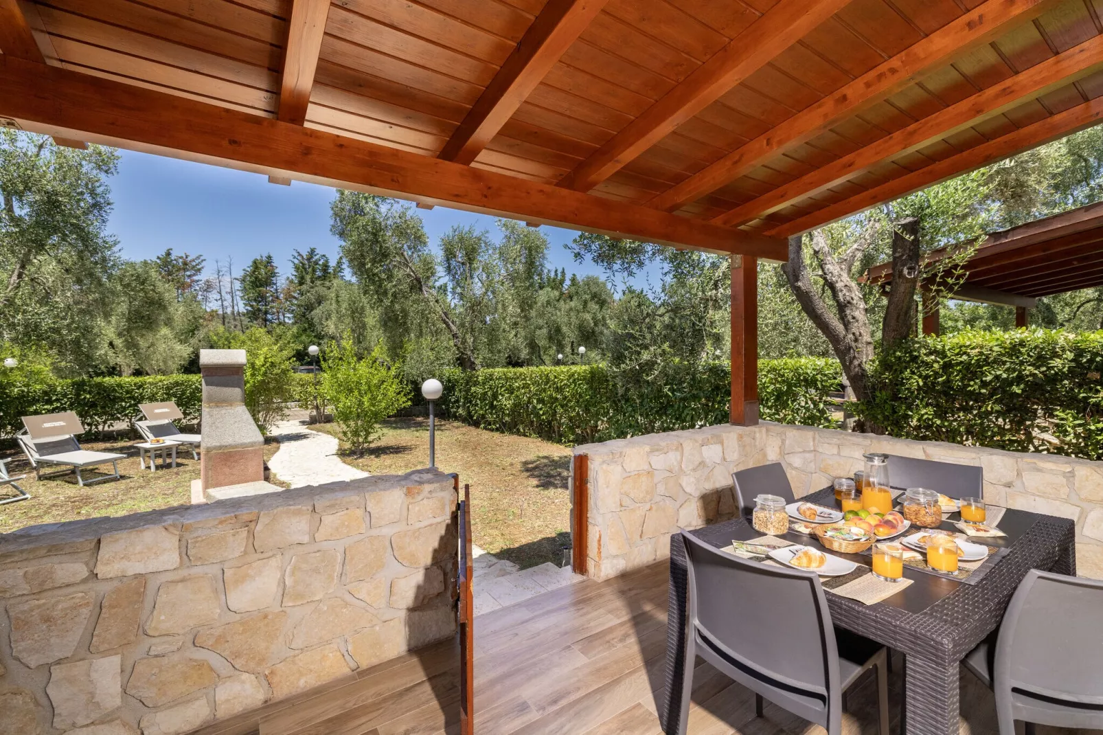 I Tesori del Sud - App 3-roomed - 4/5 pax ground floor-Balcon-terrasse