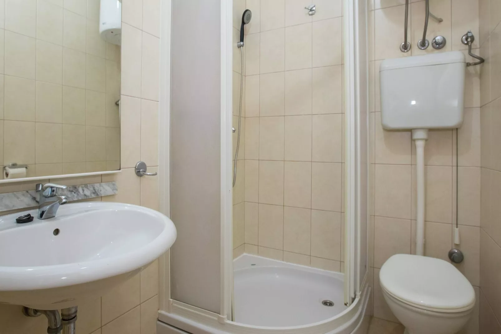 Apartments Vidak - One Bedroom Apartment with Balcony and Sea View - (A4)-Salle de bain