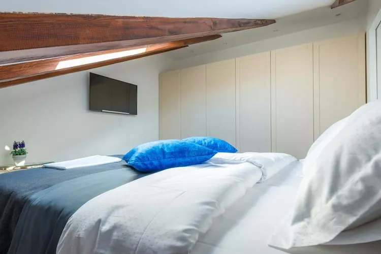 Apartments Arla Exclusive - Deluxe One Bedroom Apartment with Balcony and Sea View-Bedroom