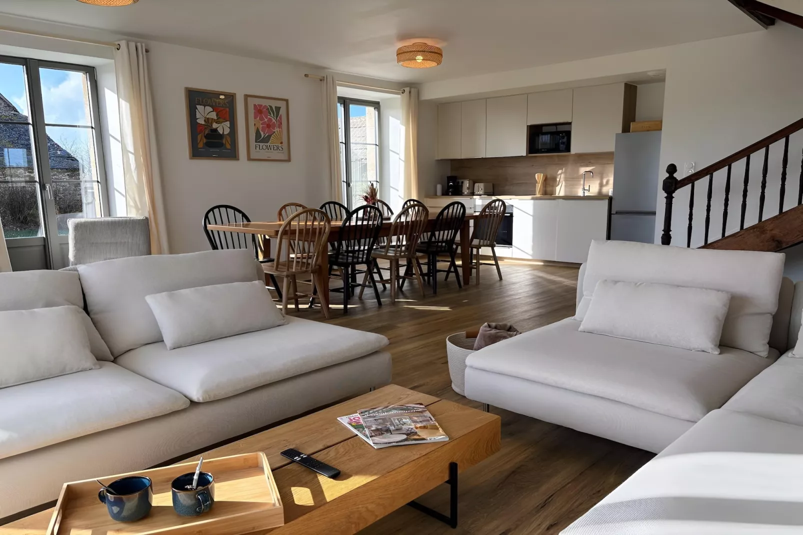 Joli gîte à Corseul-Wohnzimmer