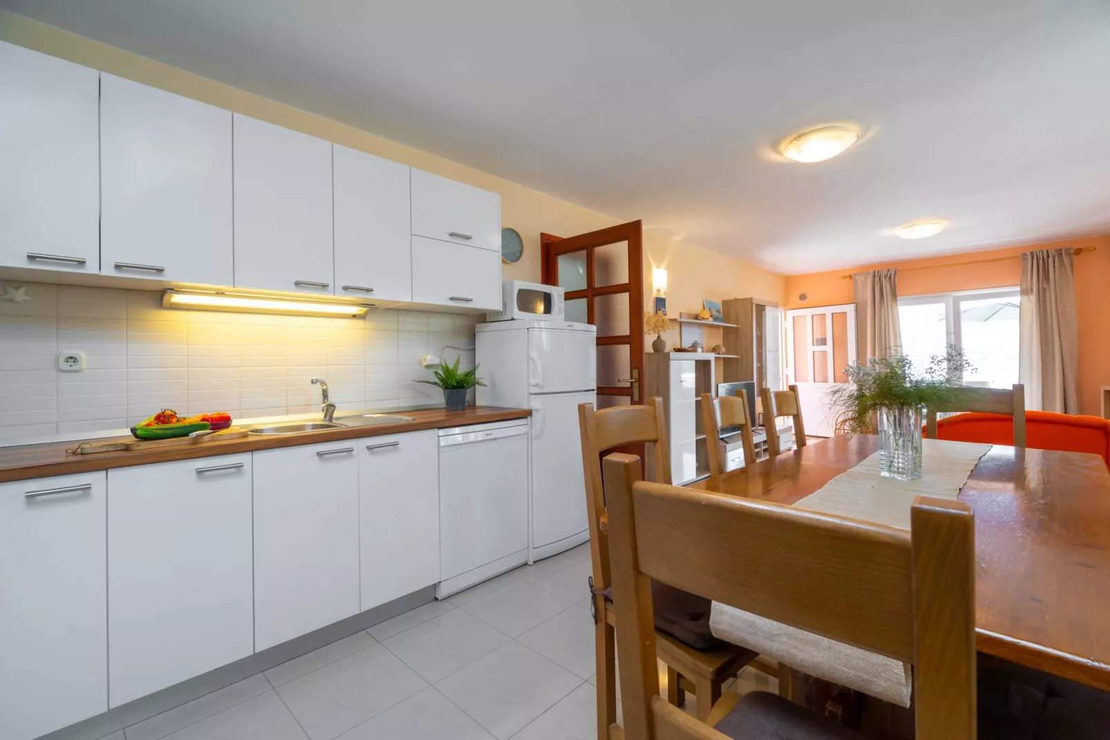 Holiday Home Diana - Five Bedroom House with Terrace and Sea View-Kitchen