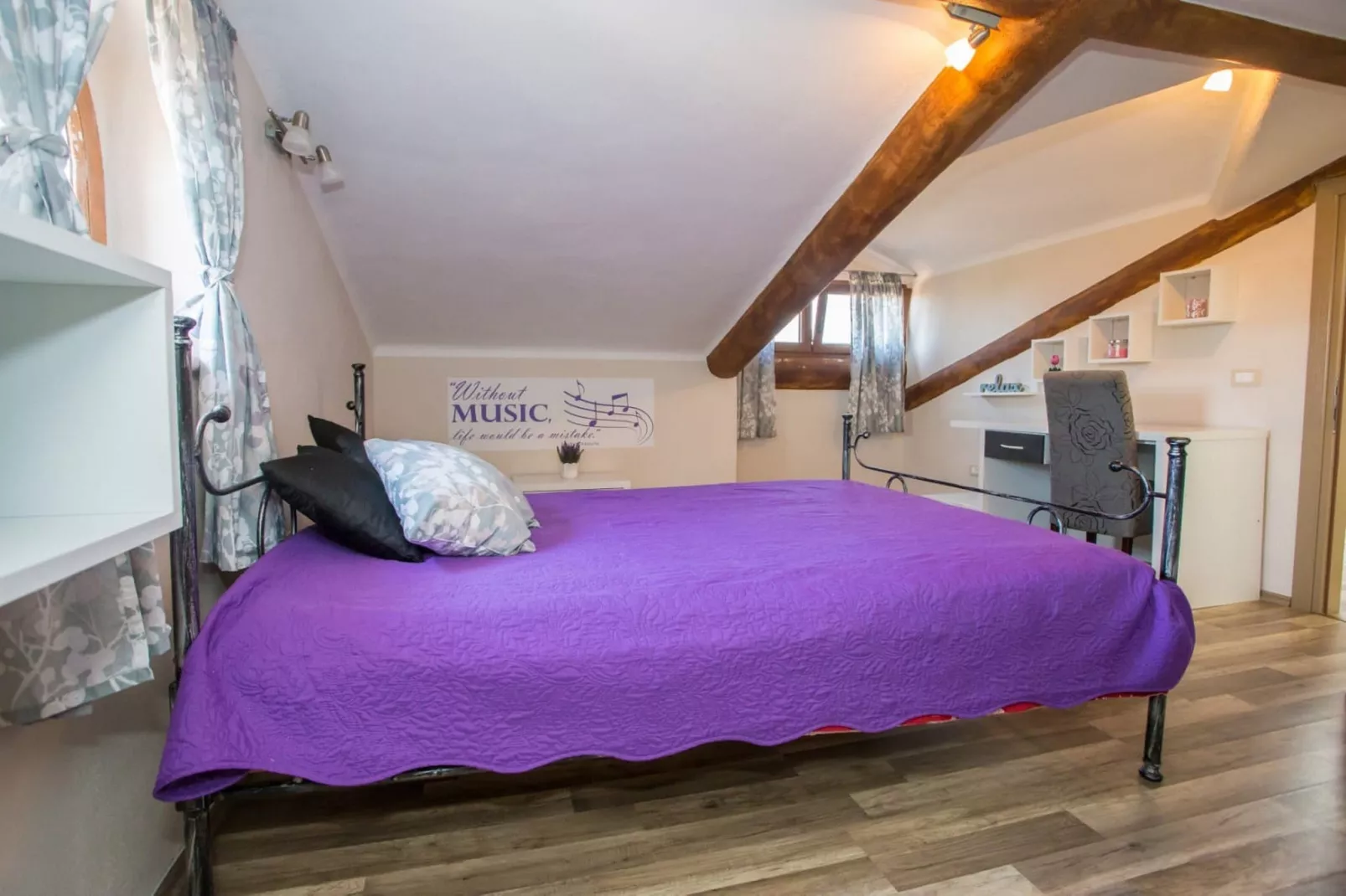 Apartments Andre Poreč - Two bedroom Apartment with Balcony and Pool (Emma)-Bedroom