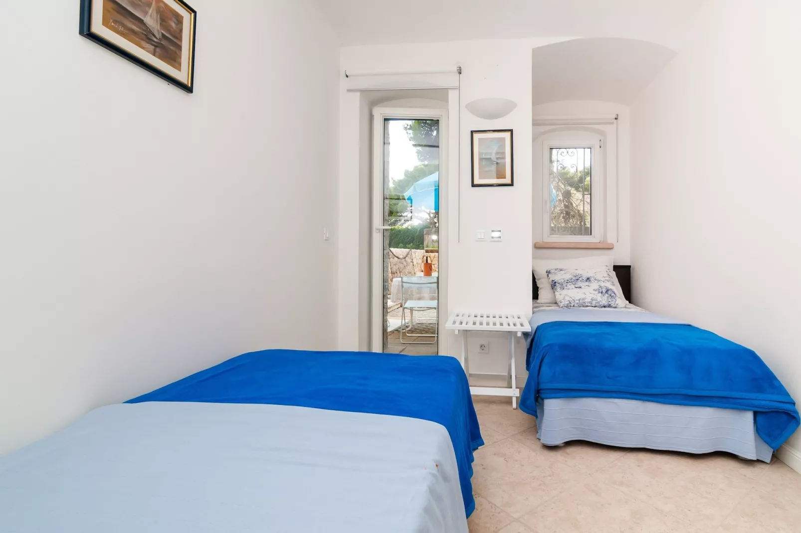 Apartments Carmen & Tosca - Two-Bedroom Apartment with Terrace-Bedroom