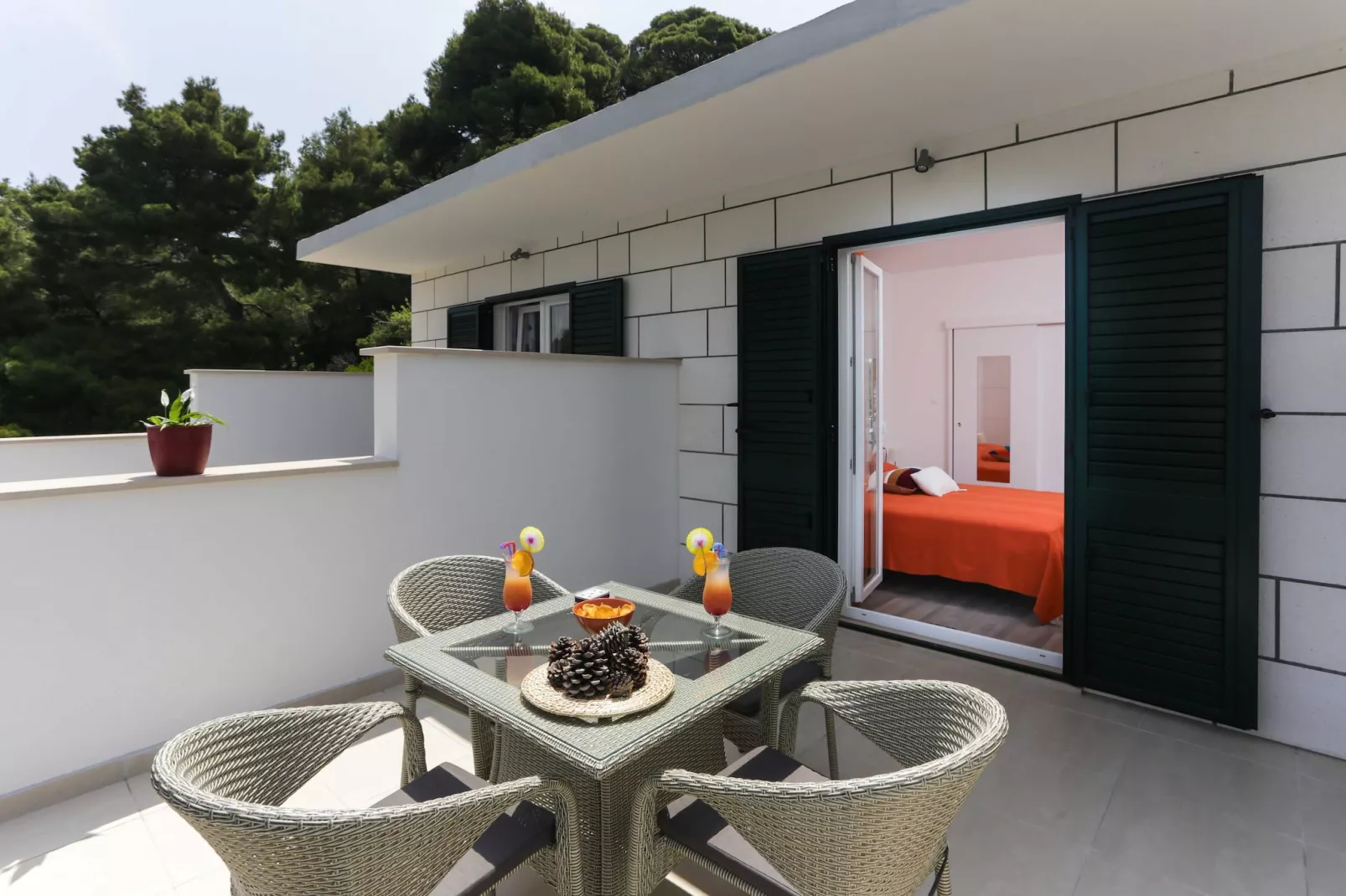 Apartments Posta - Comfort One-Bedroom Apartment with Terrace and Sea View - Apartman 6-Terrasse / balcon