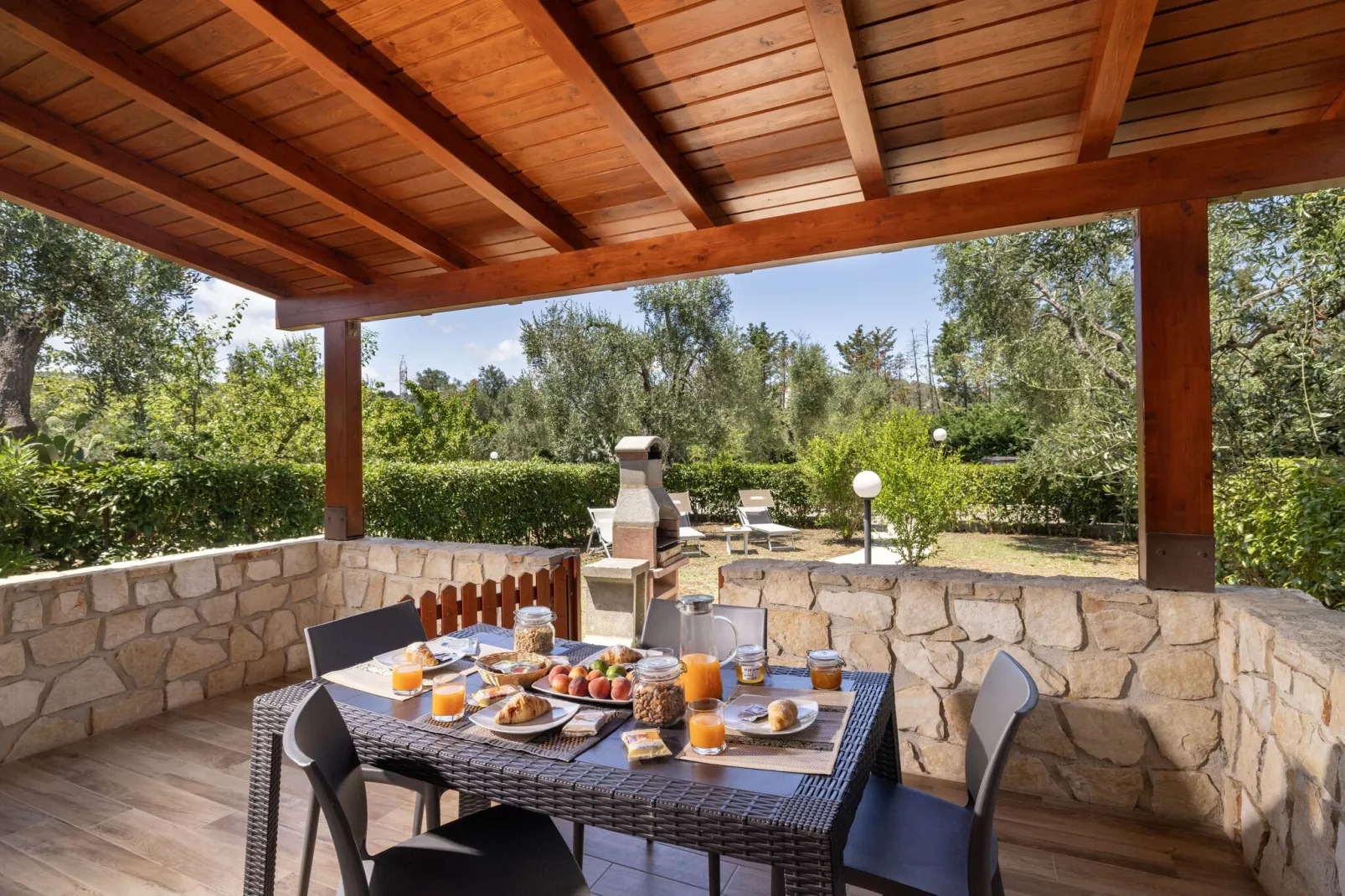 I Tesori del Sud - App 3-roomed - 4/5 pax ground floor-Balcon-terrasse