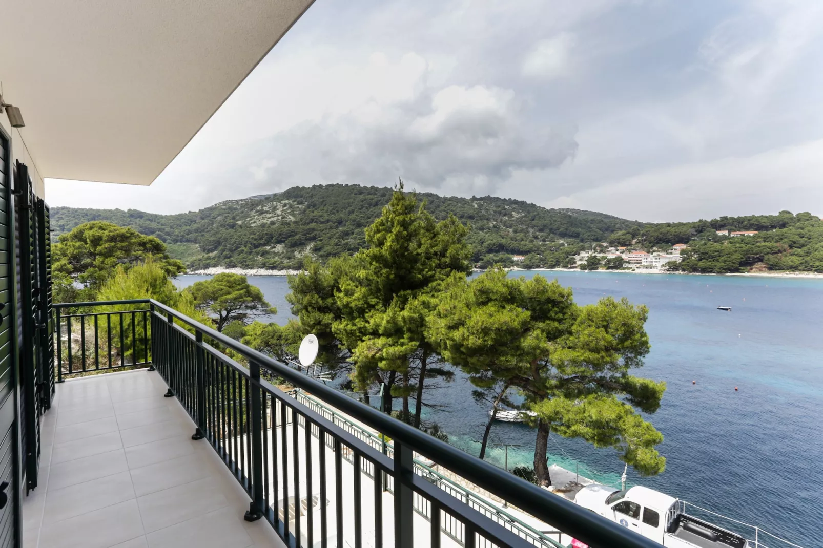 Apartments Posta - Deluxe One-Bedroom Apartment with Balcony and Sea View - Apartman 8-Aussicht