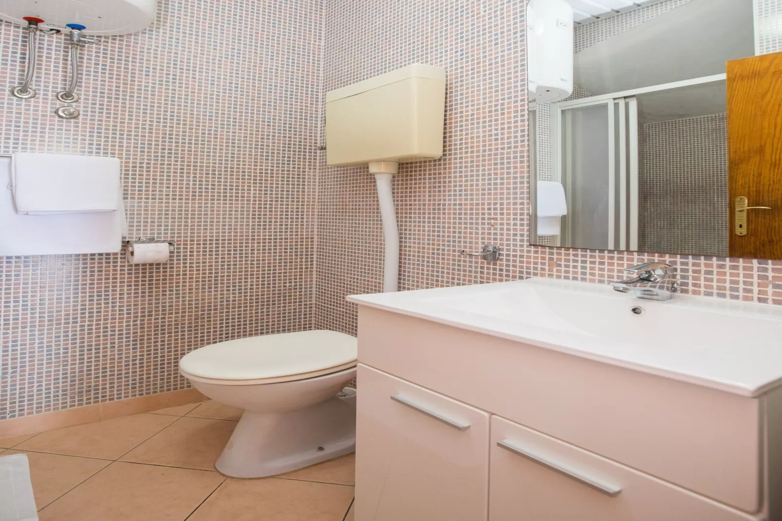 Apartments Vidak - One Bedroom Apartment with Terrace and Sea View - (A1)-Badezimmer