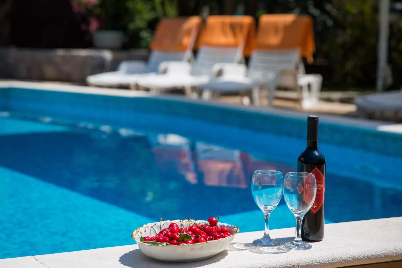 Apartments Vidak - Studio Apartment with Sea View - (A5)-Schwimmbad