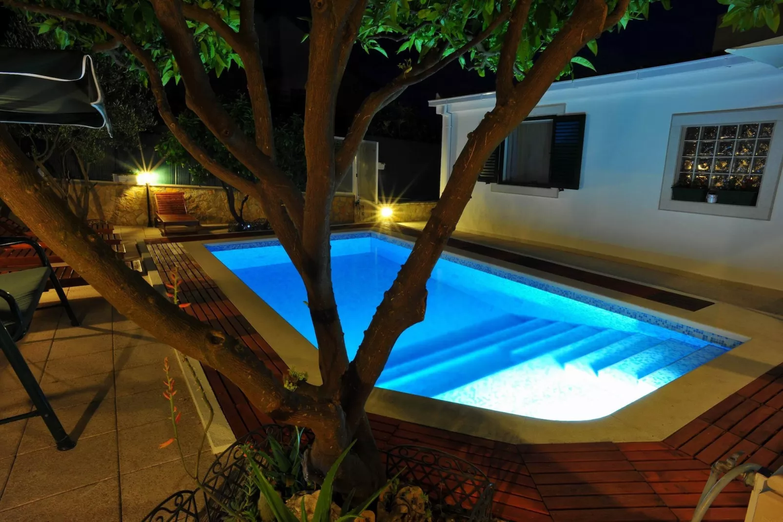 Villa Anni-Two Bedroom Apartment with Sea View Terrace(A2)-Piscine