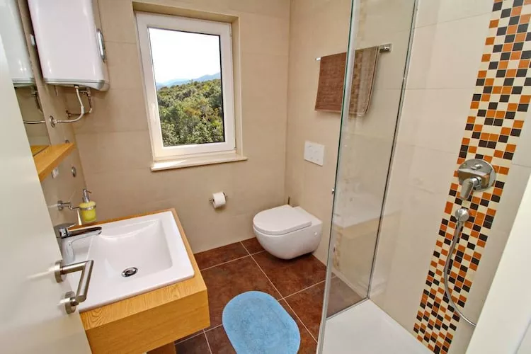 Apartments Kula - Three Bedroom Apartment with Terrace and Sea View C5 - Badezimmer