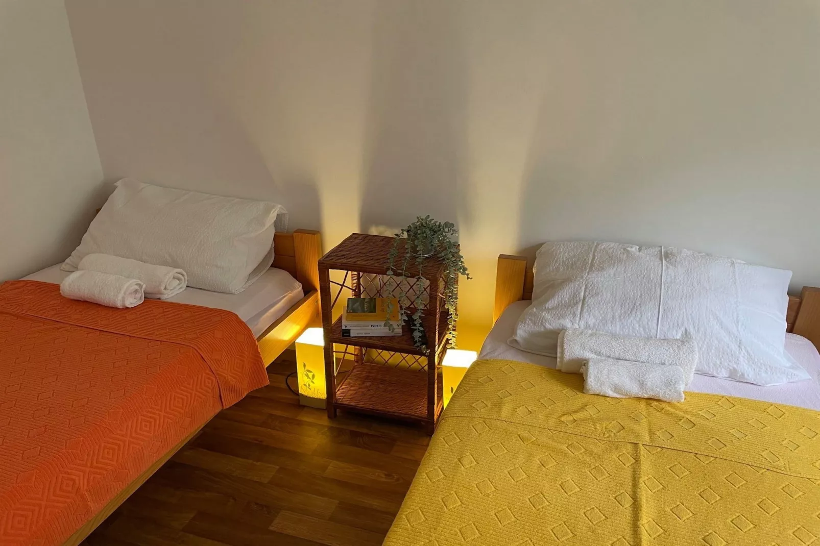 Apartments Sun 4 You - Two Bedroom Apartment with Balcony and Sea View (Apartment 2)-Bedroom