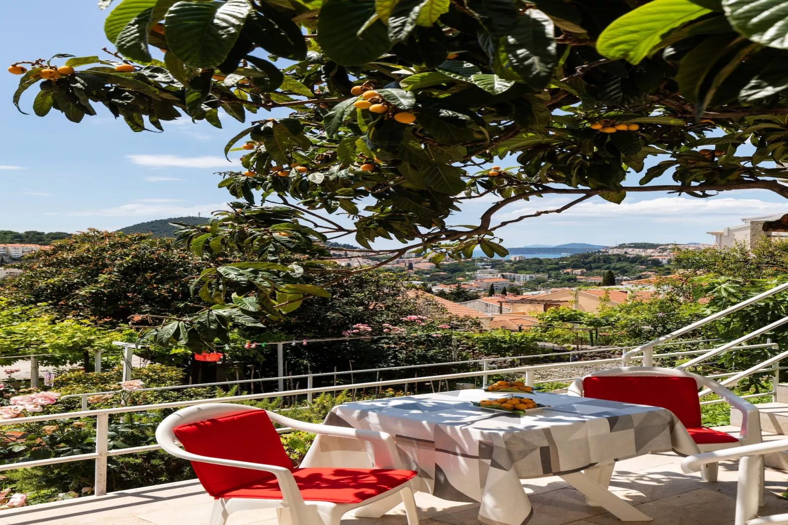 Apartments Franka - One Bedroom Apartment with Terrace and Garden View (A2+1)-Terrace