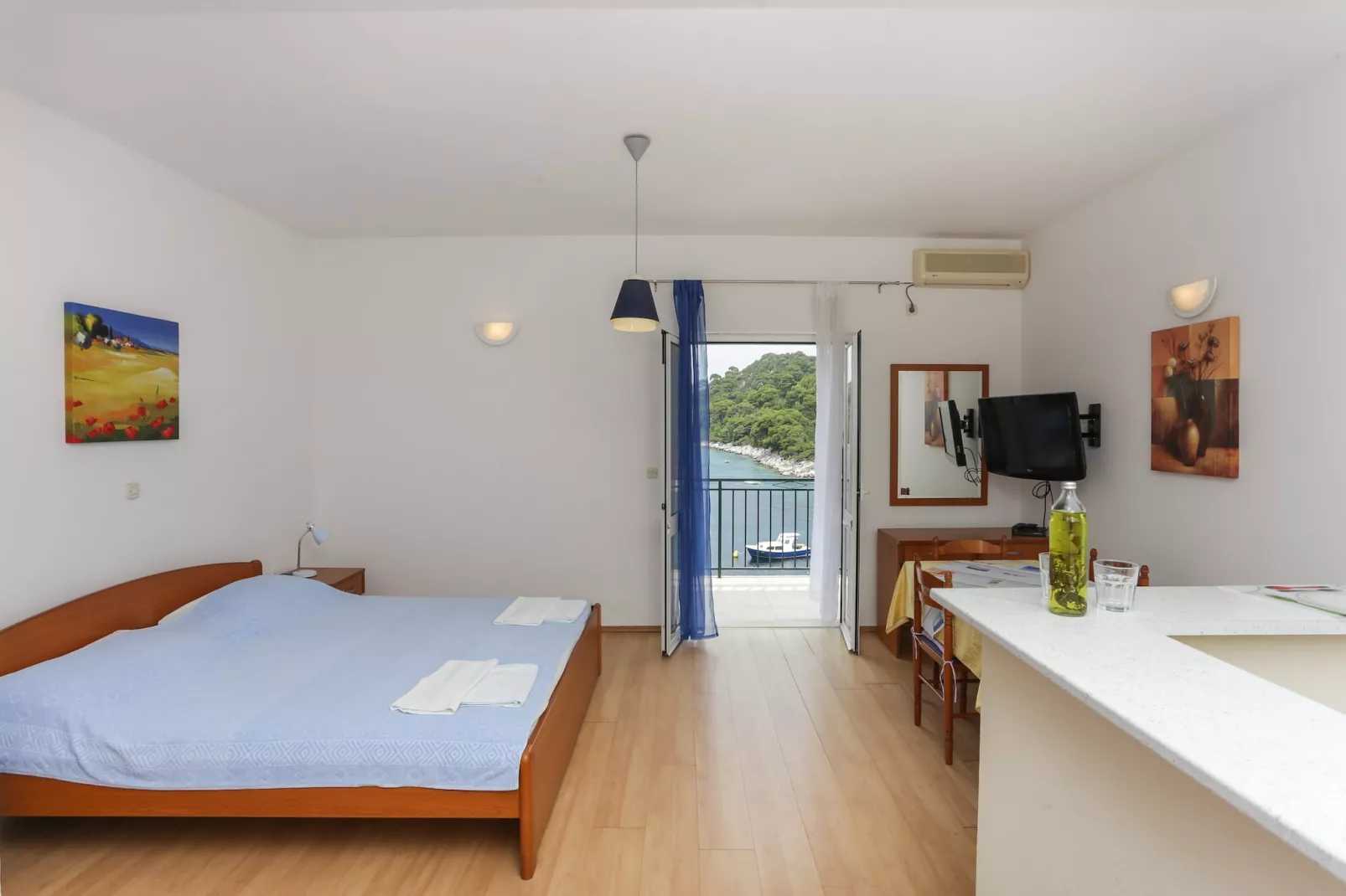 Apartments Posta - Studio with Balcony and Sea View - Apartman 2-Indoor