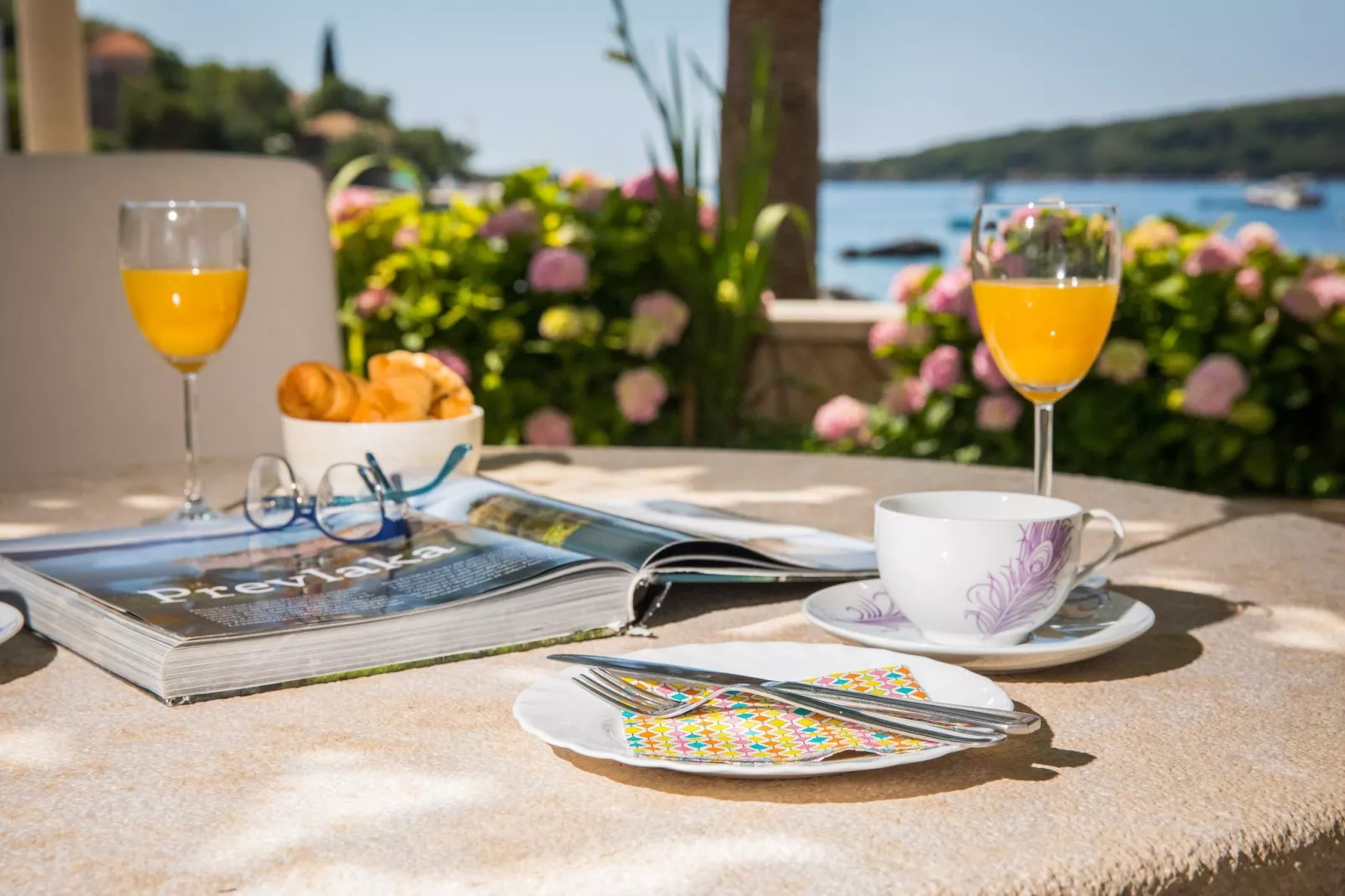 Apartments Vidak - One Bedroom Apartment with Terrace and Sea View - (A1)-Terrasse