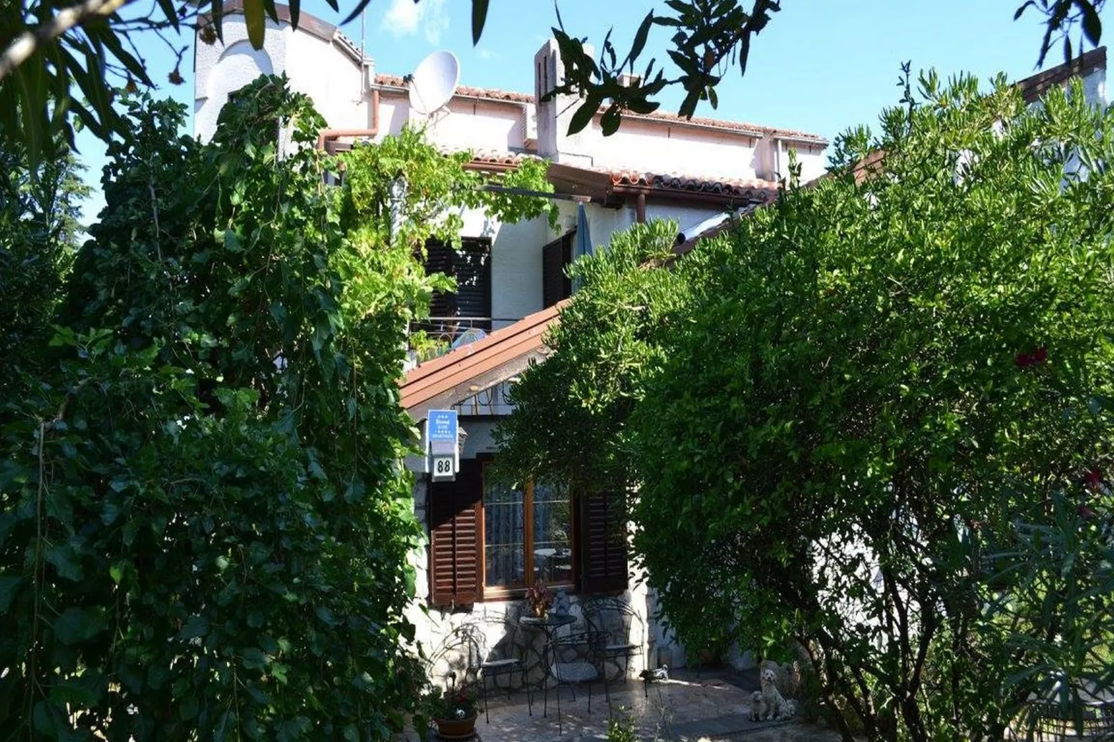 Apartments Oleander Selce- Two bedroom apartment with Balcony and Sea View (4+1)-Outdoor