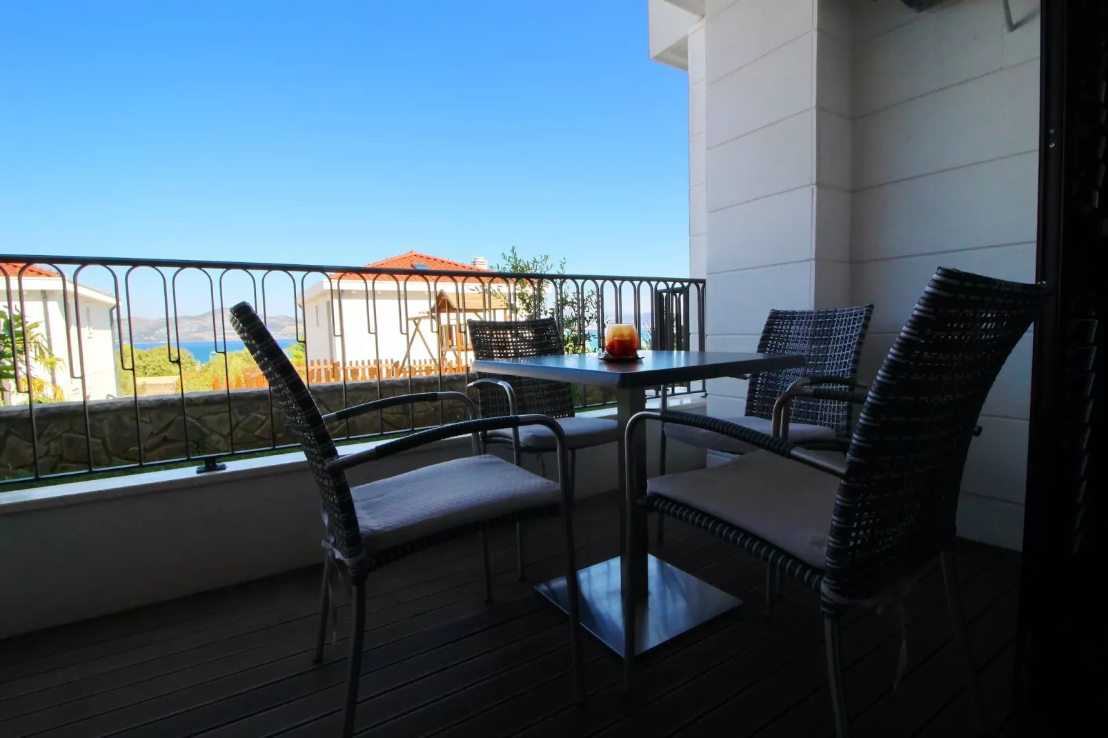 Apartments Kula - One-Bedroom Apartment with Terrace and Sea View-A2-Terrace