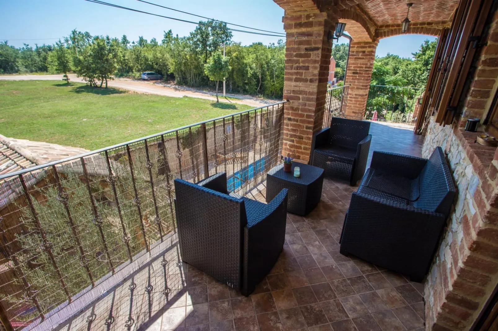 Apartments Andre Poreč - Two bedroom Apartment with Balcony and Pool (Emma)-Terrace balcony