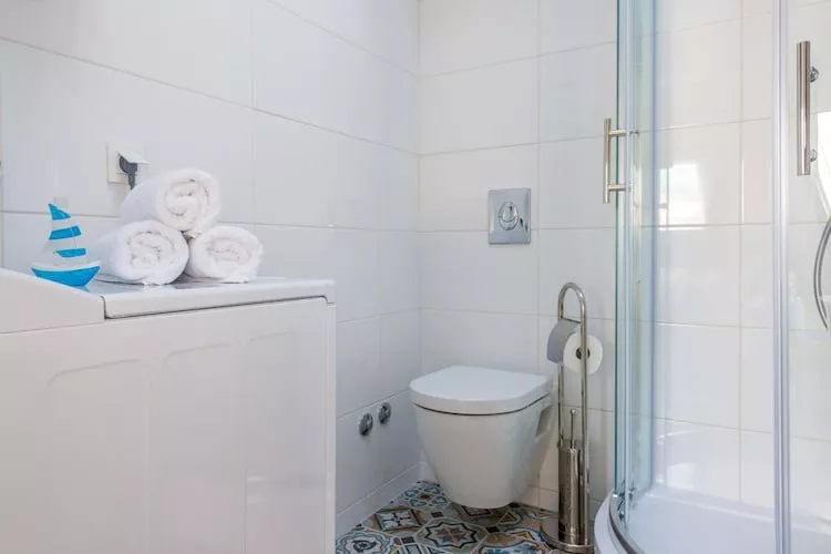 Apartments Arla Exclusive - Deluxe One Bedroom Apartment with Balcony and Sea View-Bathroom