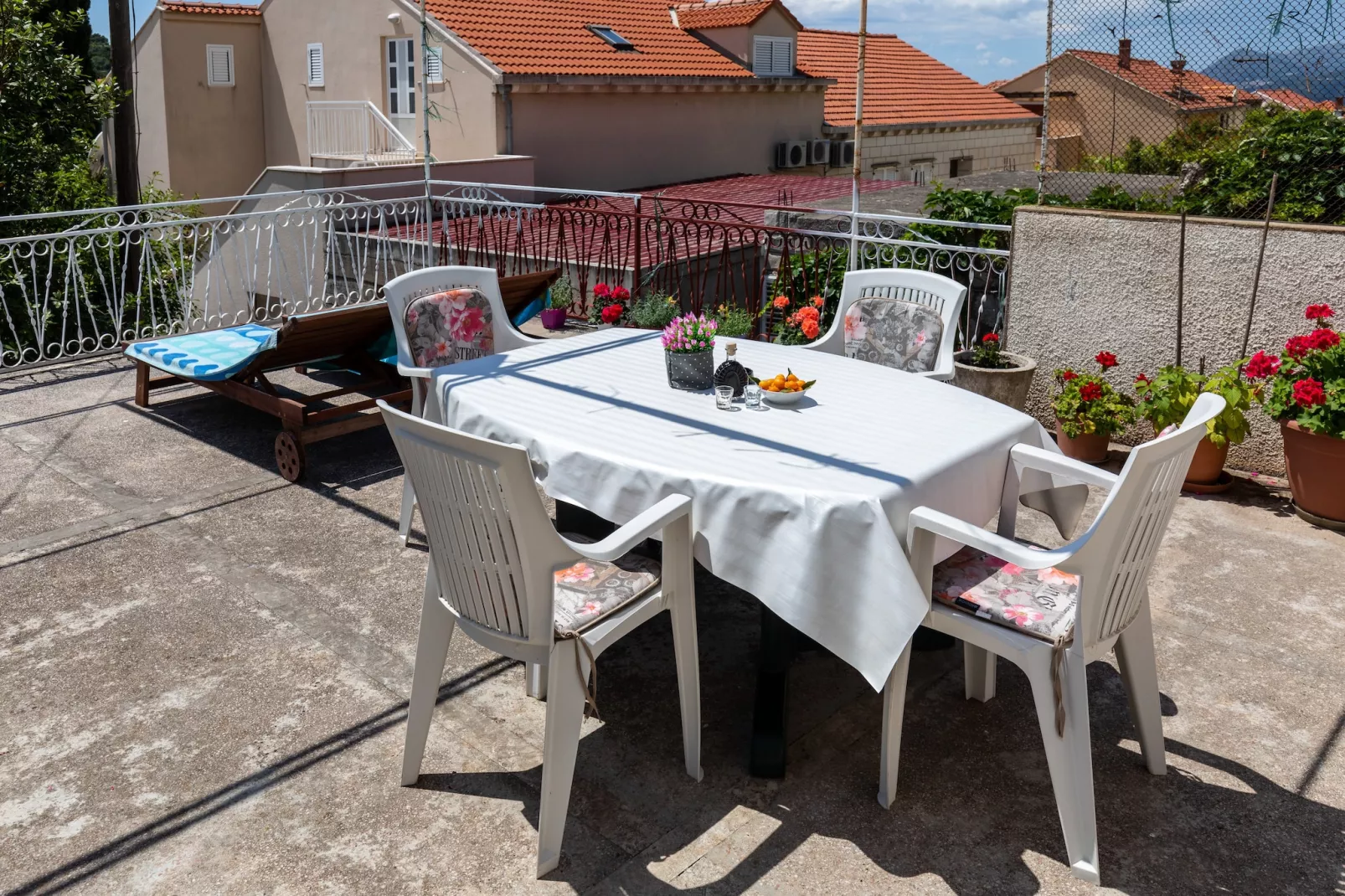 Apartments Franka - Studio with Terrace and Sea View (A2)-Terrace