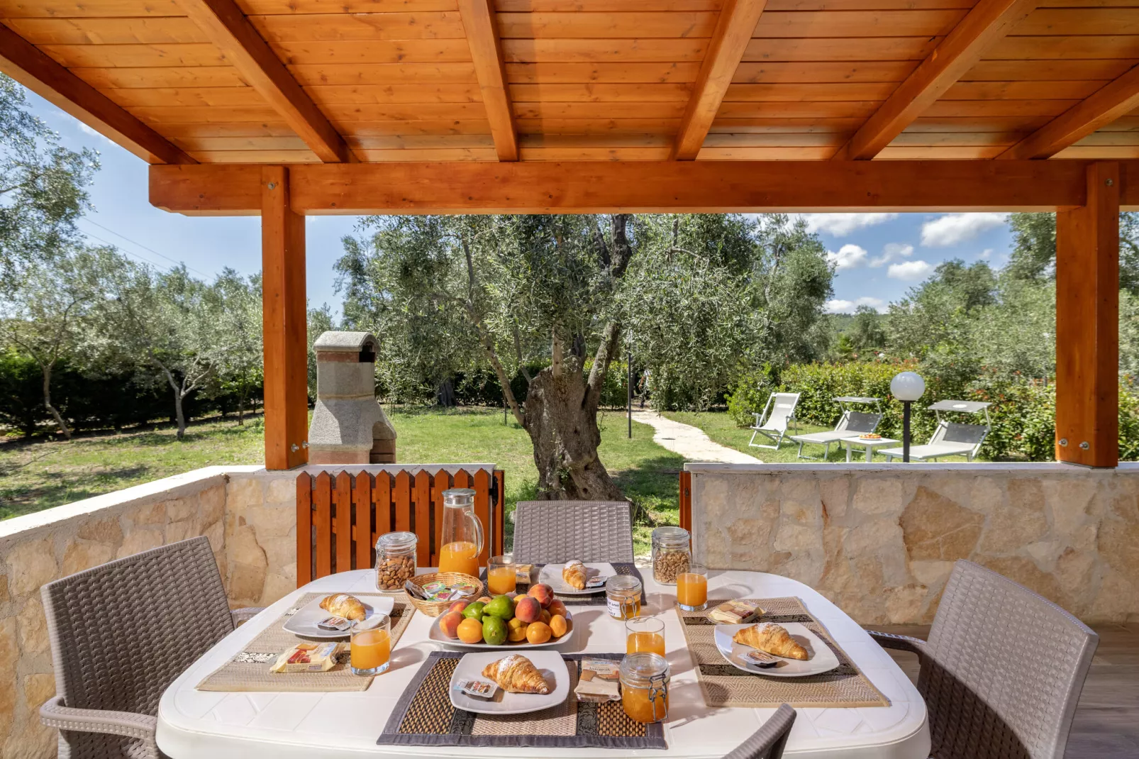I Tesori del Sud - detached Villa 2 bathrooms - 5/6 pax-Balcon-terrasse