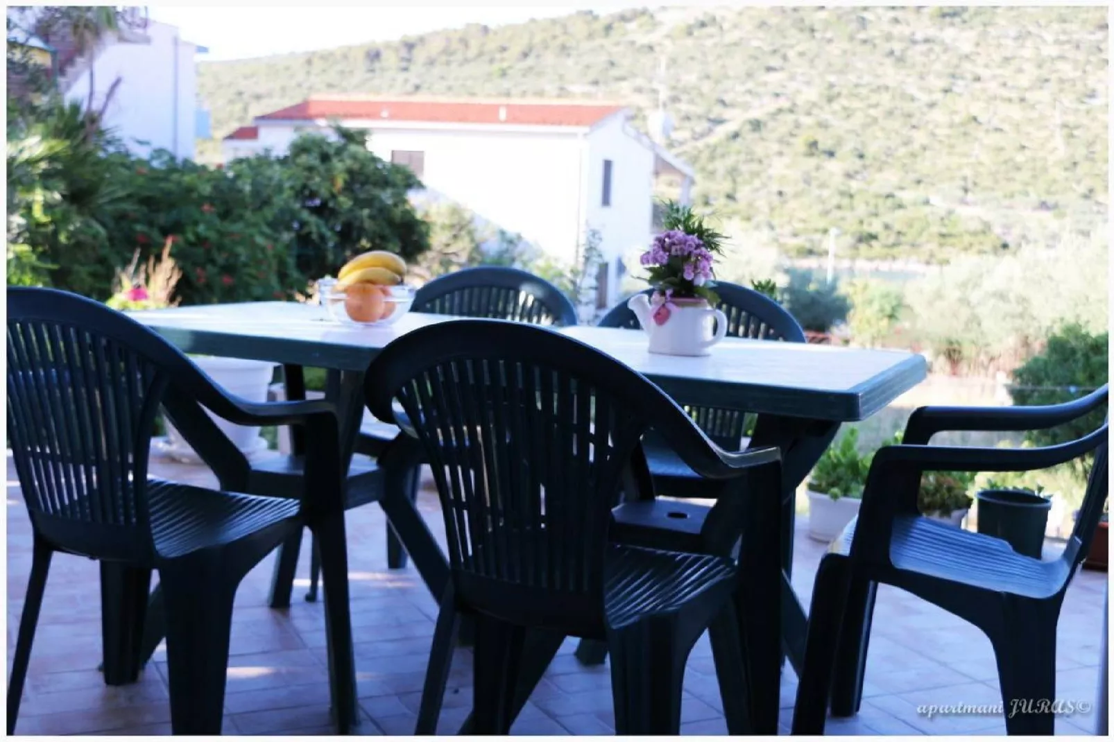 Apartments Juras - Two Bedroom Apartment with Terrace and sea view (Antonio)-Terrasse