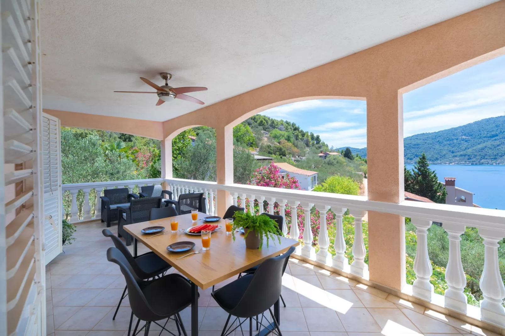 Holiday Home Diana - Two Bedroom Apartment with Terrace and Sea View-Terrace