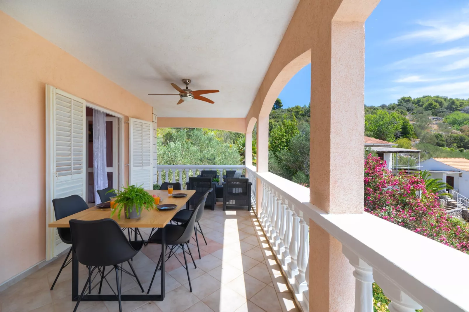 Holiday Home Diana - Two Bedroom Apartment with Terrace and Sea View-Terrace