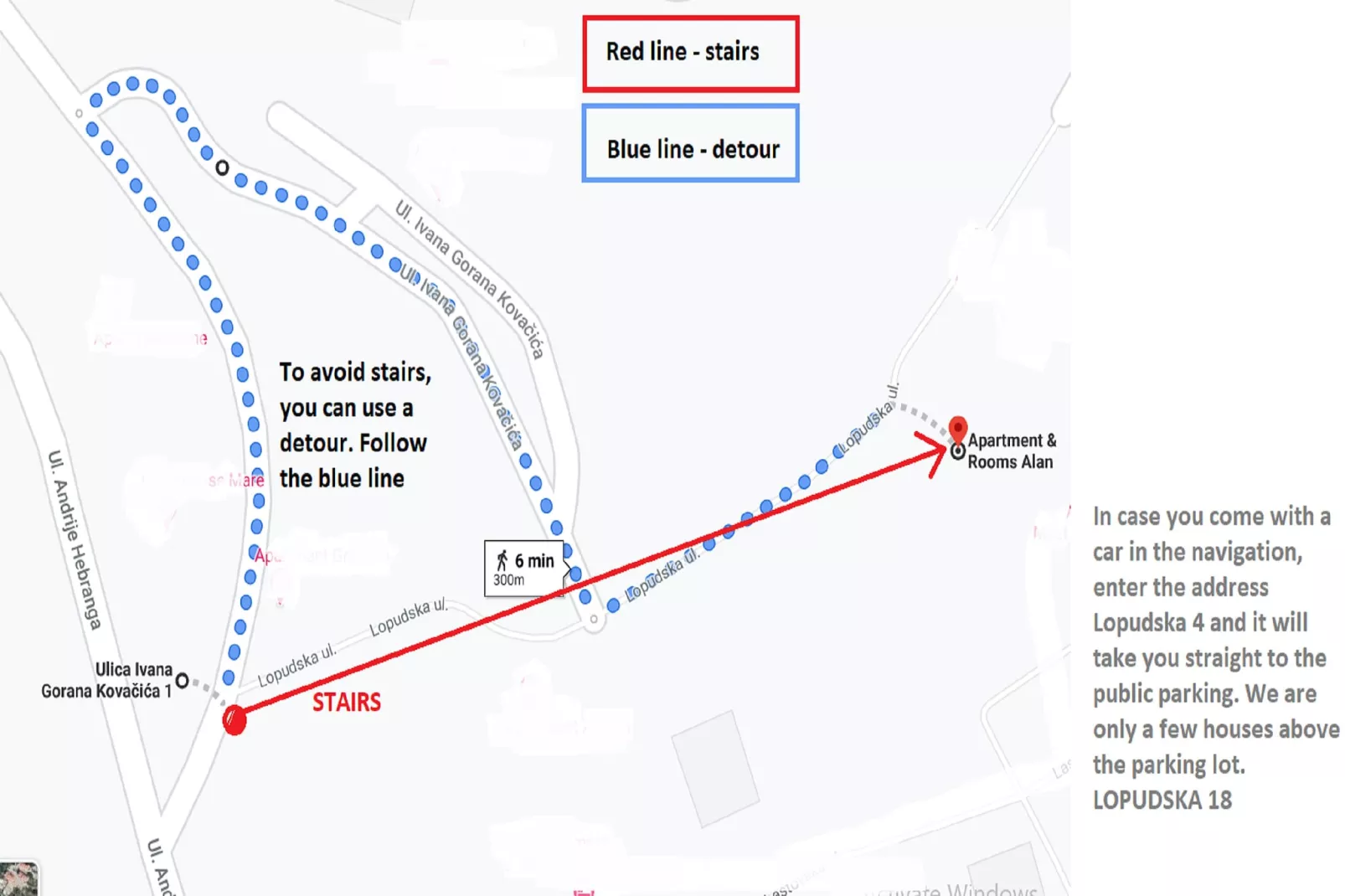 Apartment & Rooms Alan - One Bedroom Apartment with Balcony and Sea View-View