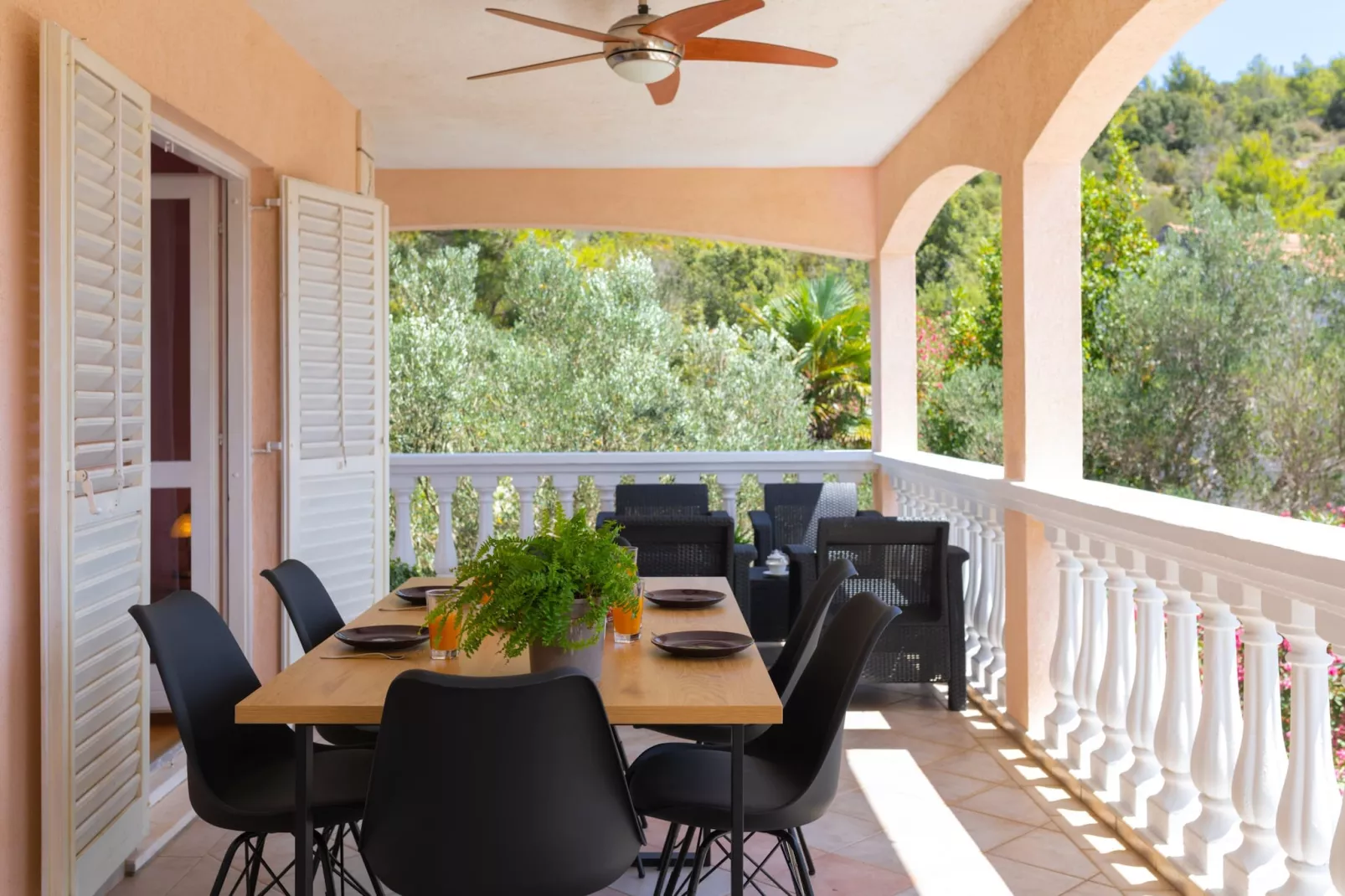 Holiday Home Diana - Two Bedroom Apartment with Terrace and Sea View-Terrace