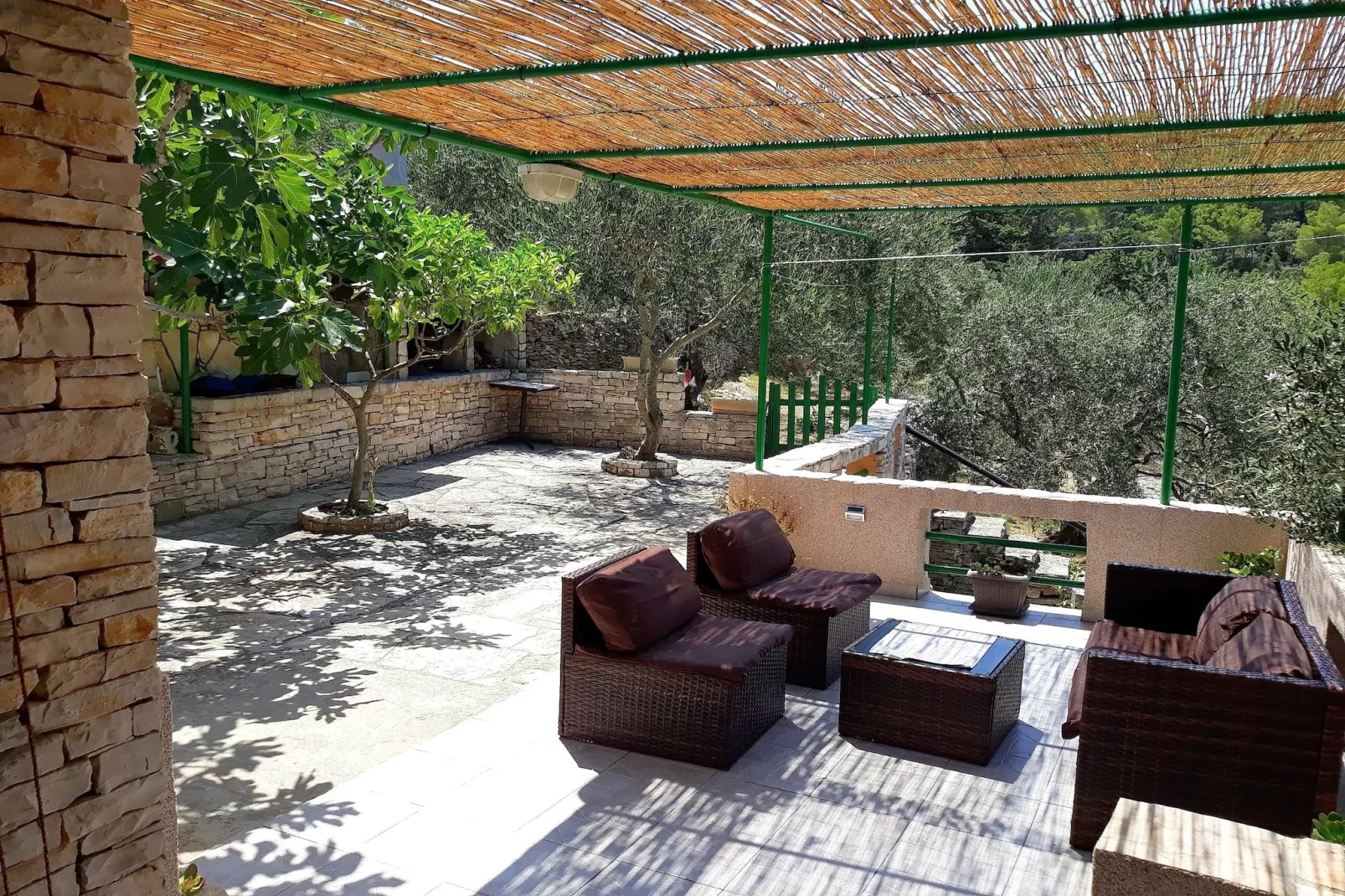 Stone House Oreb - Two Bedroom Holiday Home with Sea View-Terrace