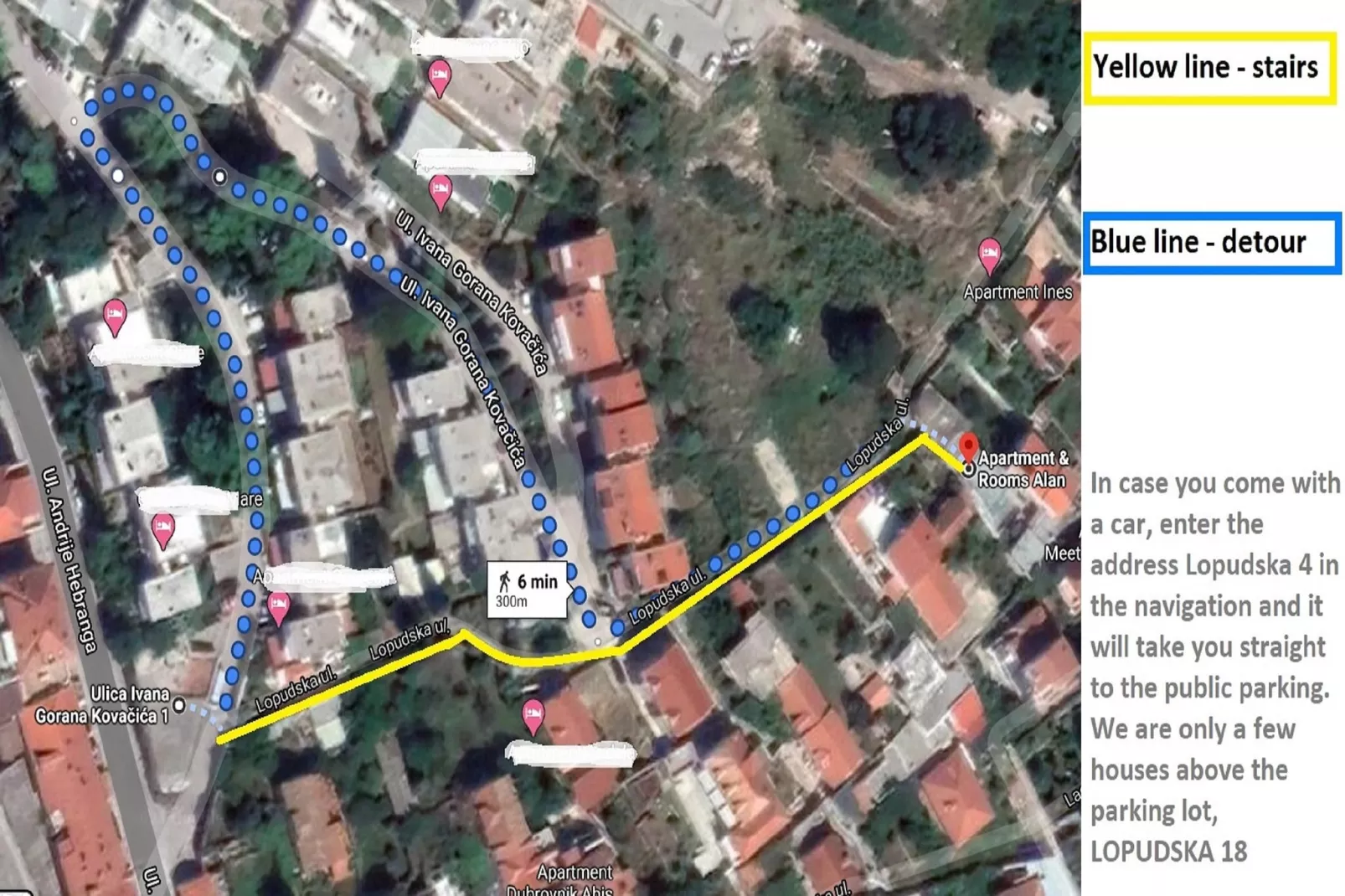 Apartment & Rooms Alan - One Bedroom Apartment with Balcony and Sea View-View