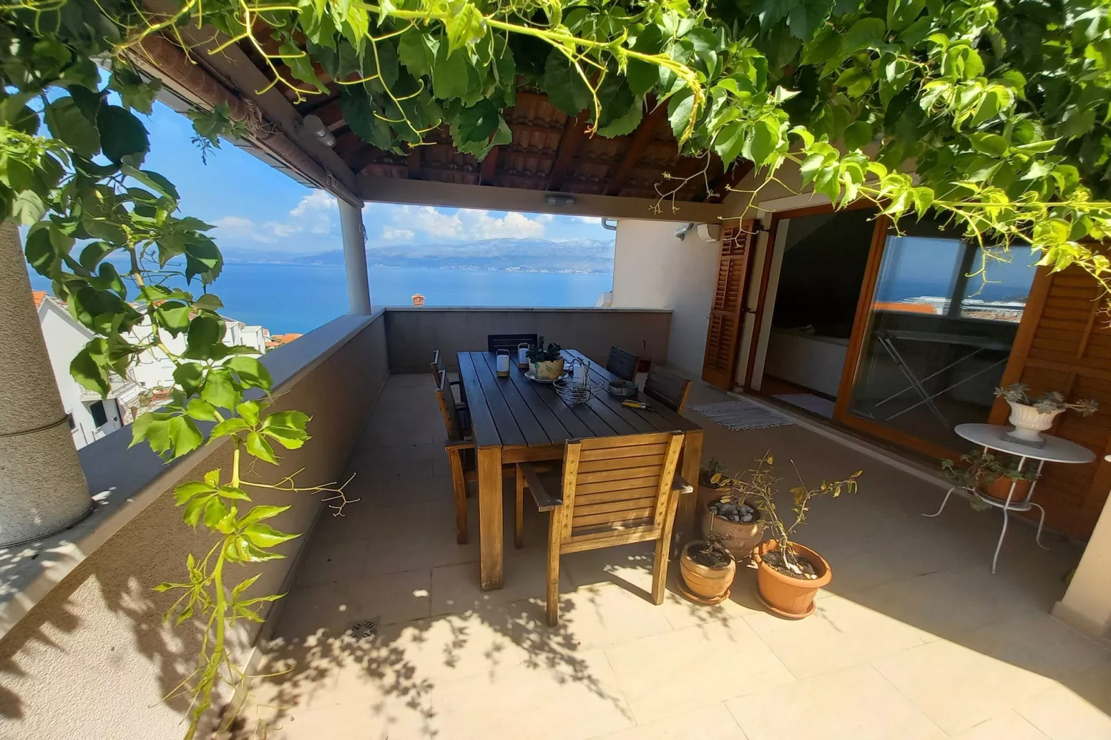 Apartment Iggy - Three Bedroom Apartment with Sea View and Terrace (A9) (ST)-Terrasse