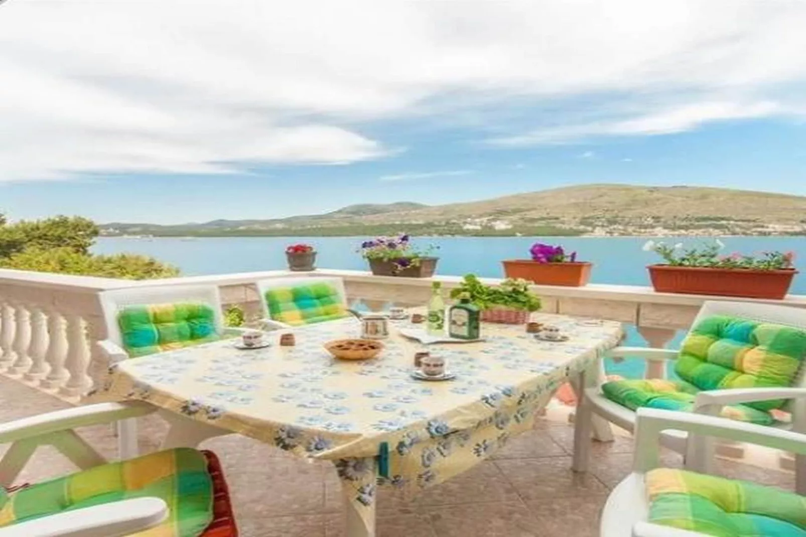 Apartments Marko - Three Bedroom Apartment with Terrace and Sea View (A6)-Terrasse