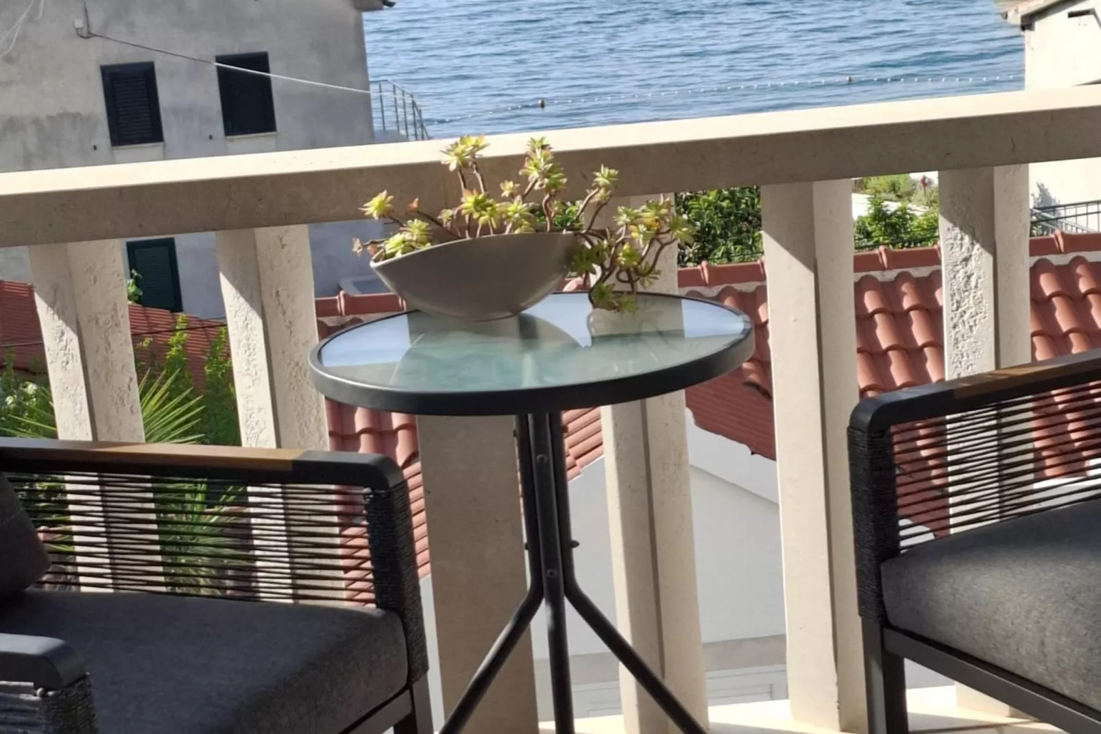 Three bedroom Apartment with terrace and sea view (Nera)-Terrasse/Balkon
